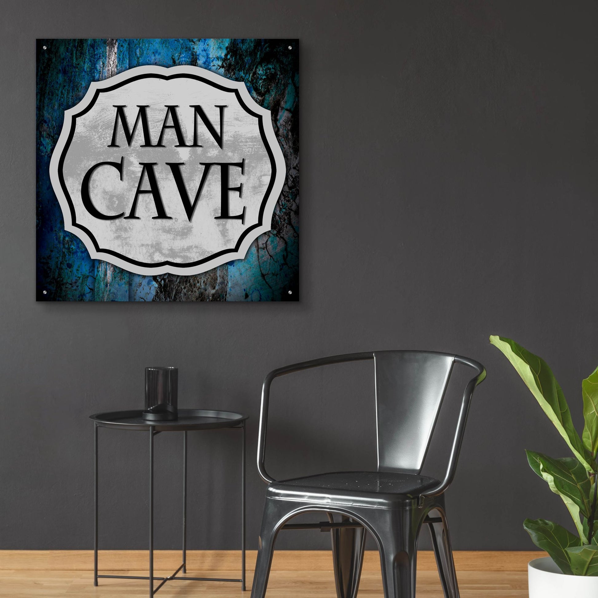 Epic Art 'Man Cave 1' by Lightbox Journal, Acrylic Glass Wall Art,36x36