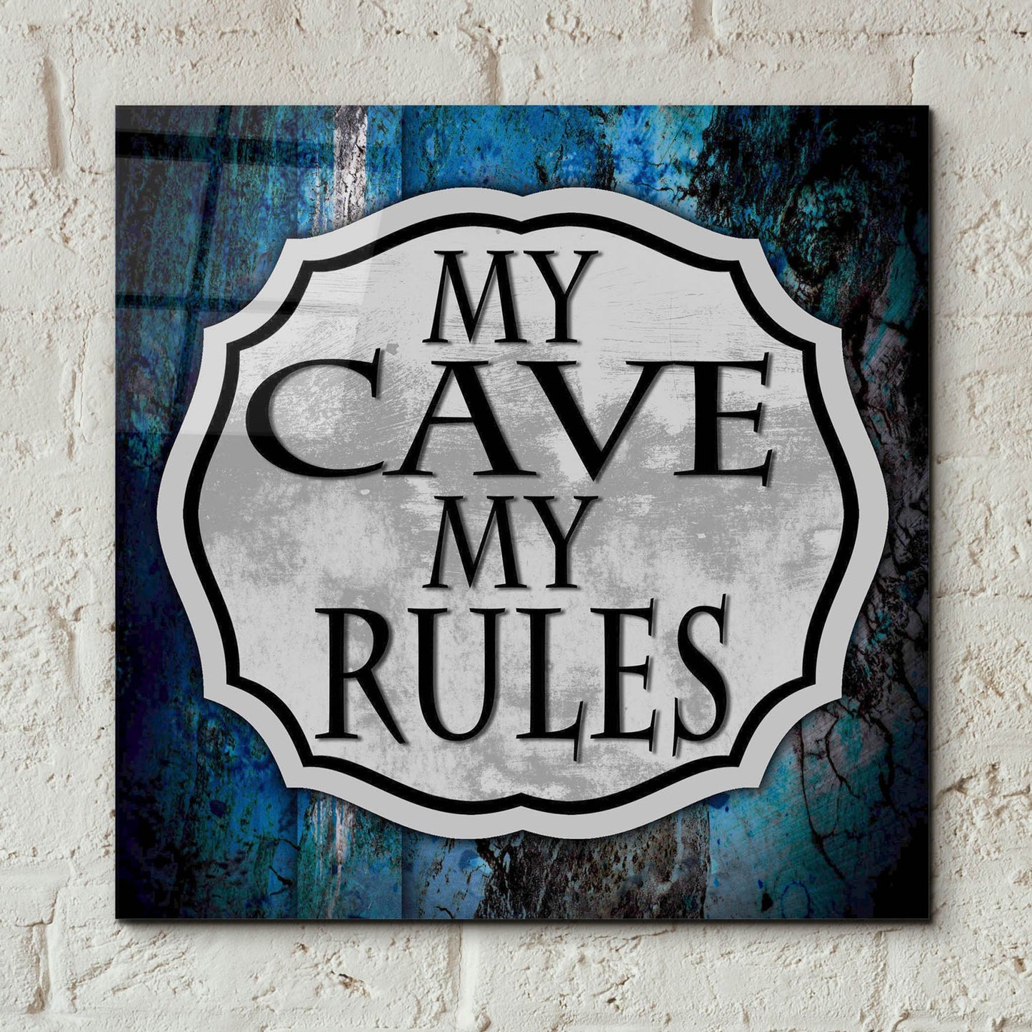 Epic Art 'Man Cave 2' by Lightbox Journal, Acrylic Glass Wall Art,12x12