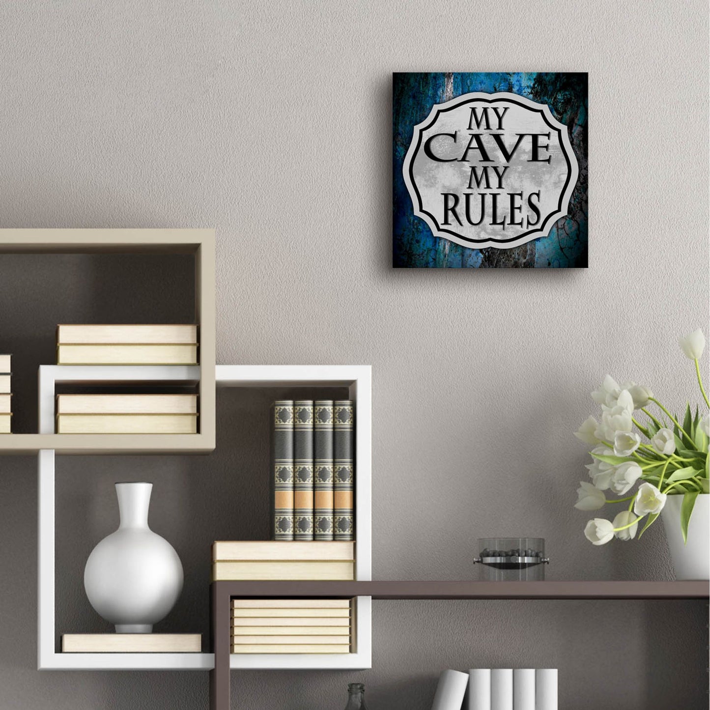 Epic Art 'Man Cave 2' by Lightbox Journal, Acrylic Glass Wall Art,12x12