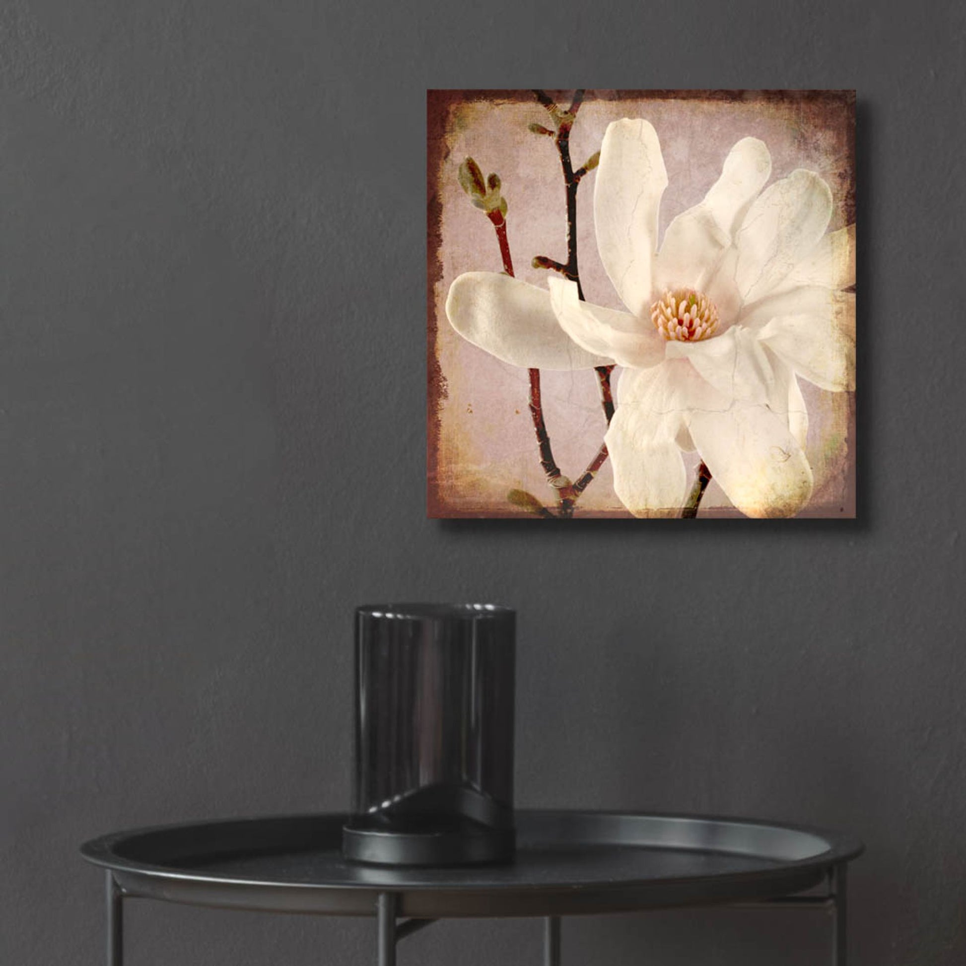 Epic Art 'Paper Magnolia Closeup' by Lightbox Journal, Acrylic Glass Wall Art,12x12