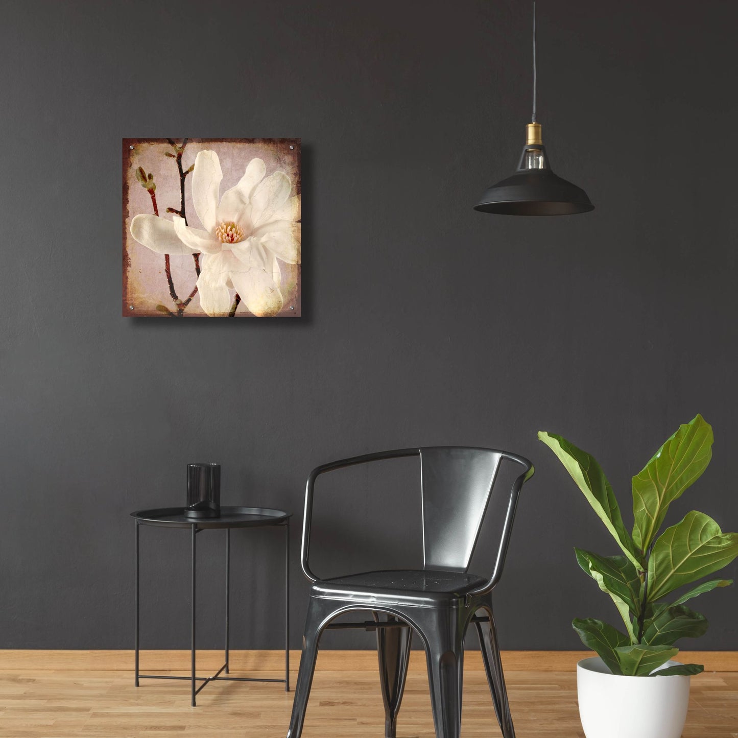 Epic Art 'Paper Magnolia Closeup' by Lightbox Journal, Acrylic Glass Wall Art,24x24