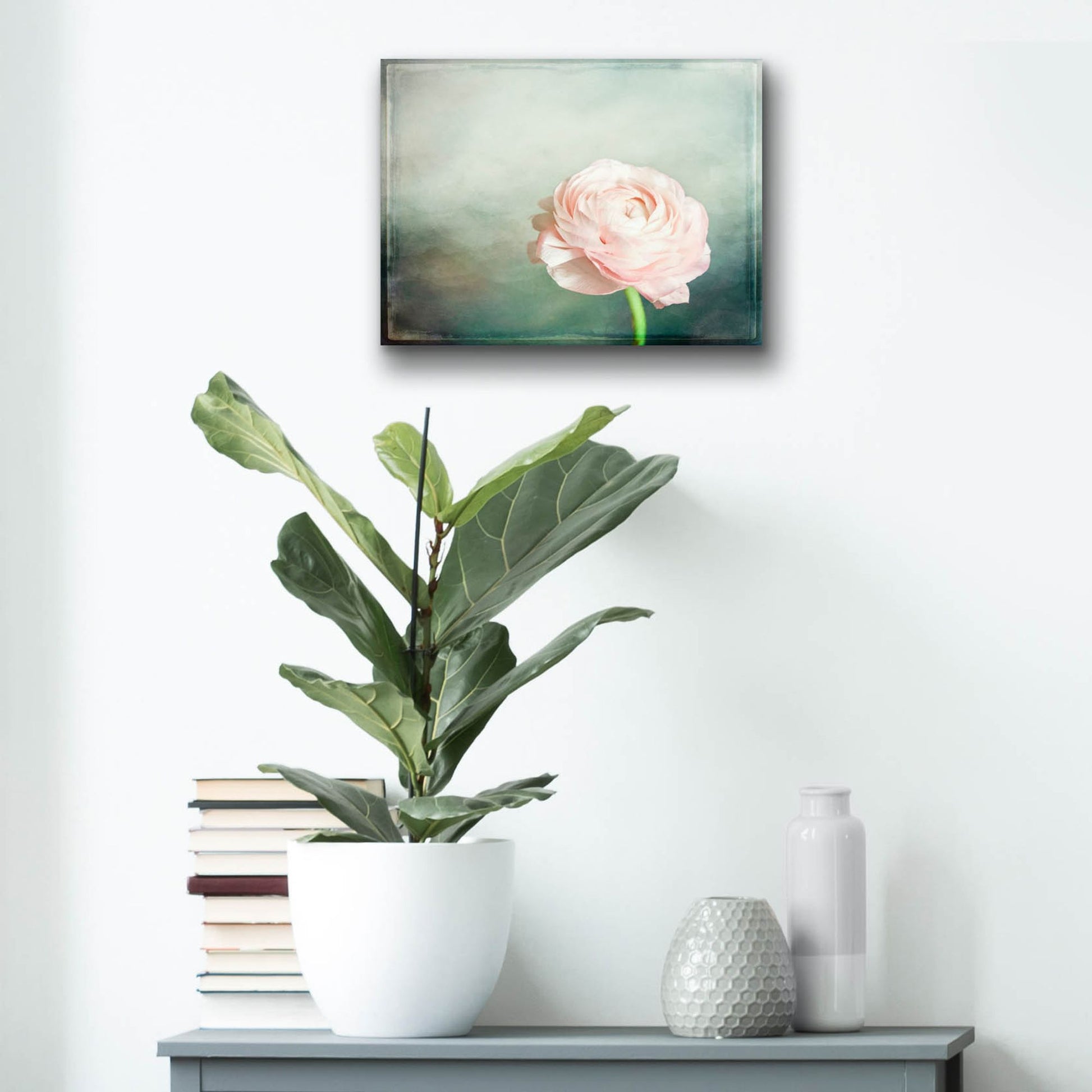 Epic Art 'Peony 03' by Lightbox Journal, Acrylic Glass Wall Art,16x12