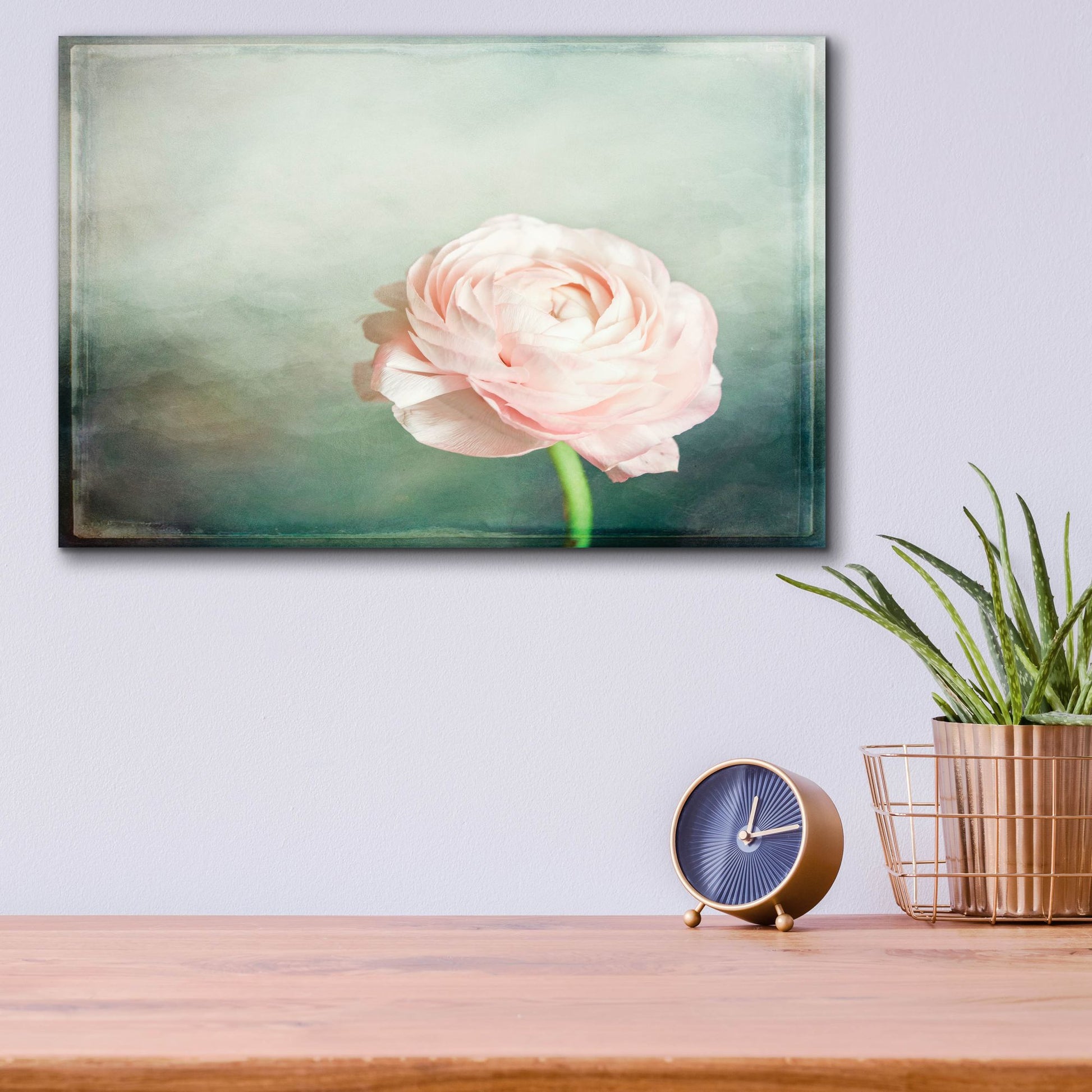 Epic Art 'Peony 03' by Lightbox Journal, Acrylic Glass Wall Art,16x12