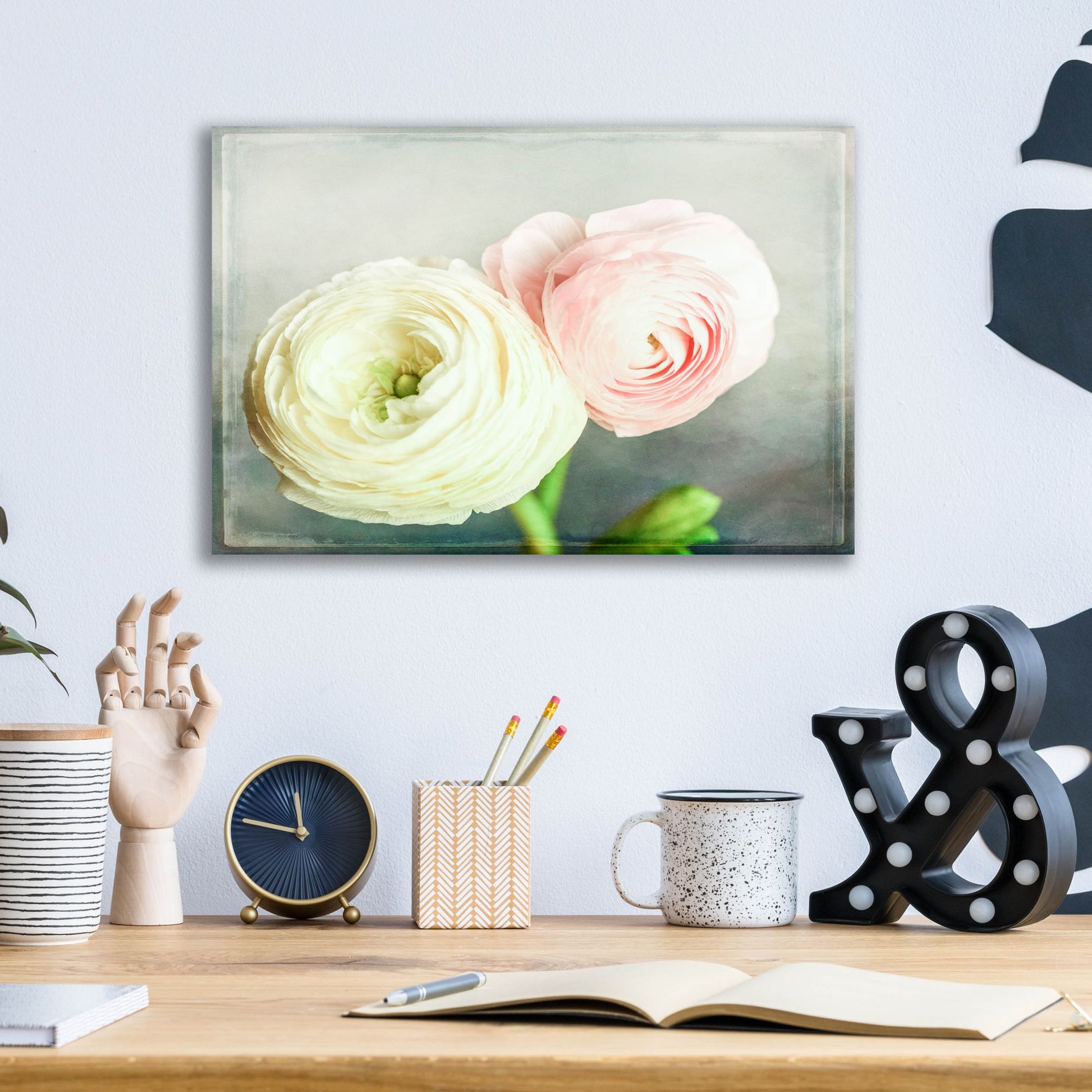 Epic Art 'Peony 06' by Lightbox Journal, Acrylic Glass Wall Art,16x12