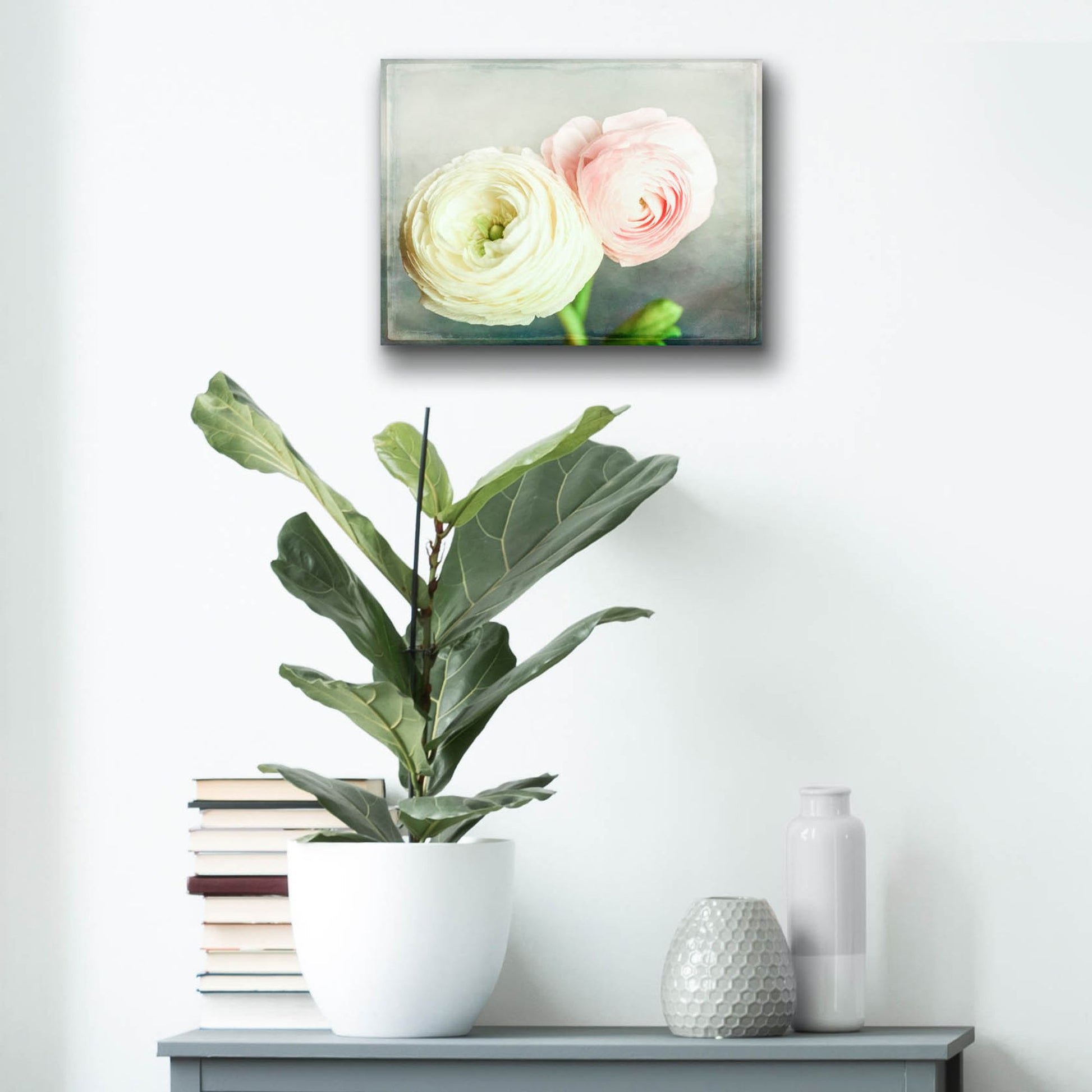 Epic Art 'Peony 06' by Lightbox Journal, Acrylic Glass Wall Art,16x12