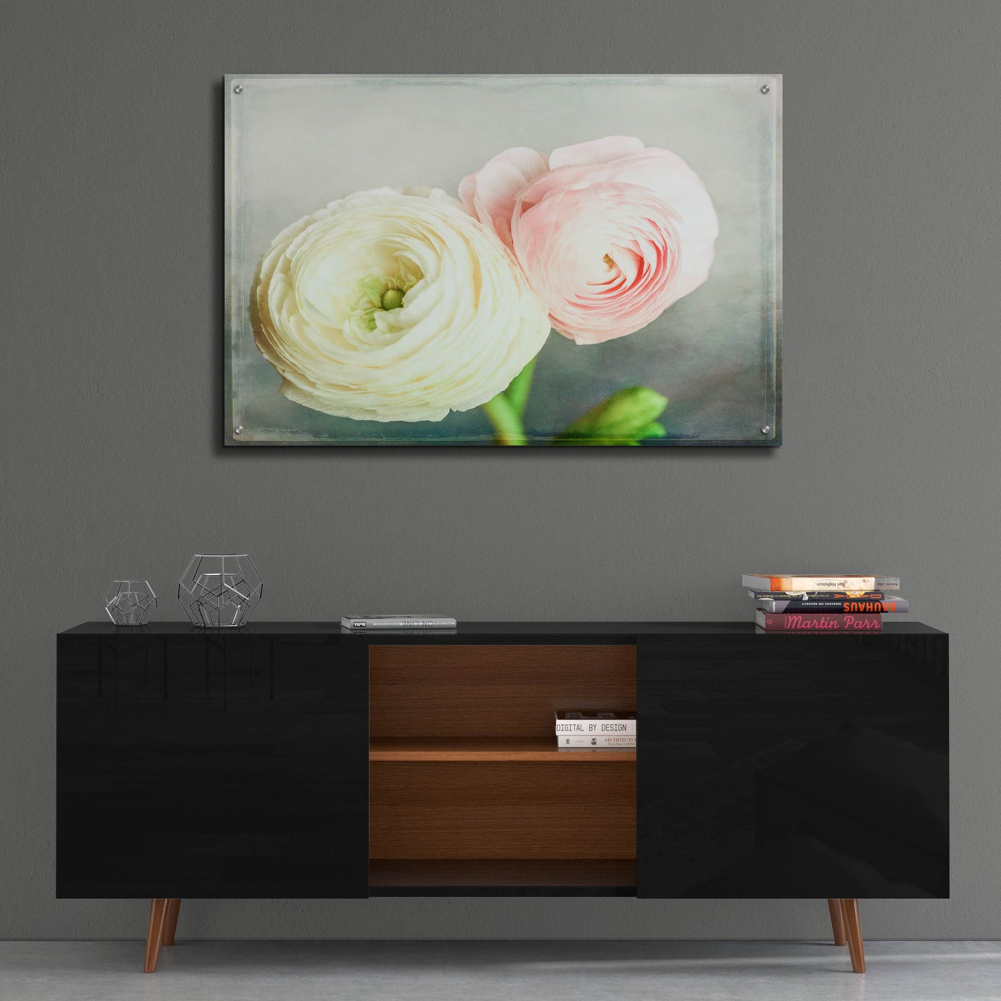 Epic Art 'Peony 06' by Lightbox Journal, Acrylic Glass Wall Art,36x24