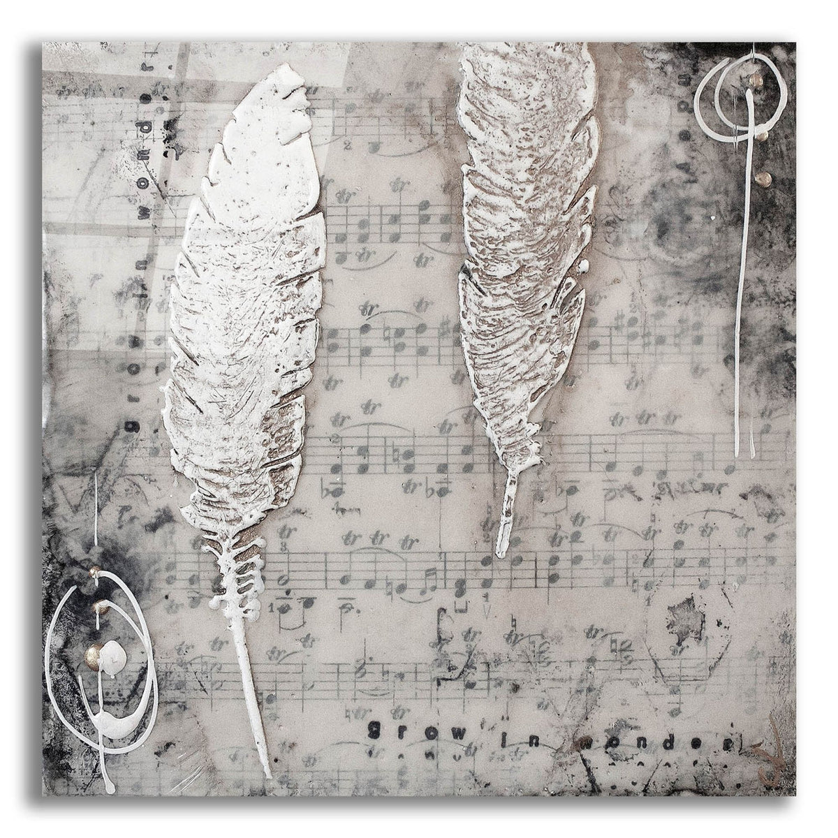 Epic Art 'Heaven Sent' by LovIsArt, Acrylic Glass Wall Art,36x36