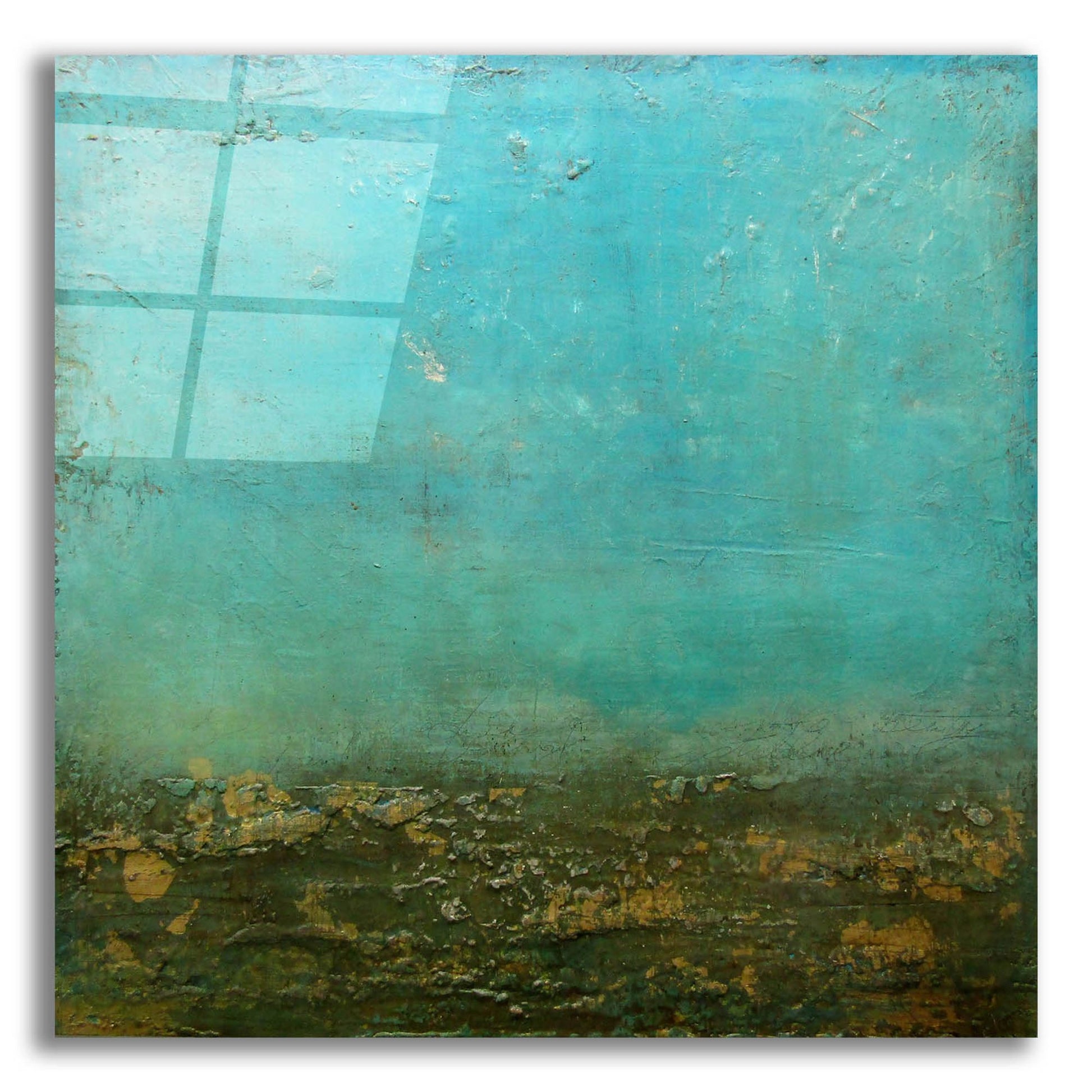 Epic Art 'Ocean Floor' by LovIsArt, Acrylic Glass Wall Art,12x12