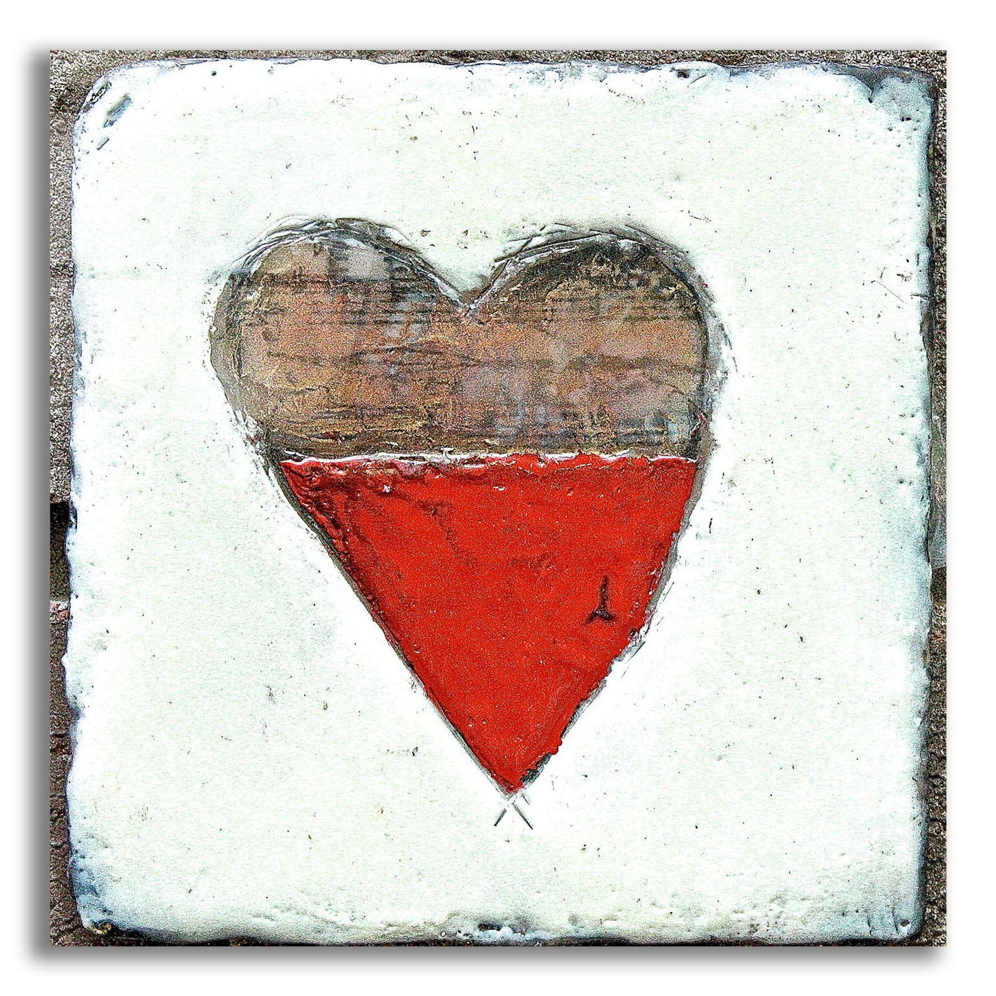 Epic Art 'Red Hot Love 3 2' by LovIsArt, Acrylic Glass Wall Art,12x12