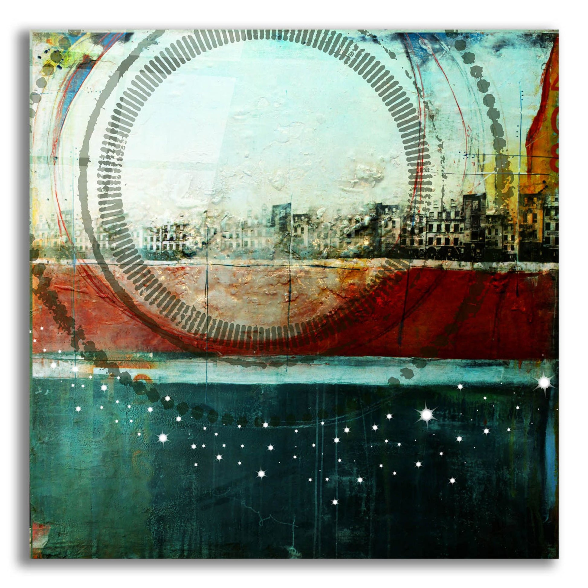 Epic Art 'Bright Lights, Big City' by LovIsArt, Acrylic Glass Wall Art