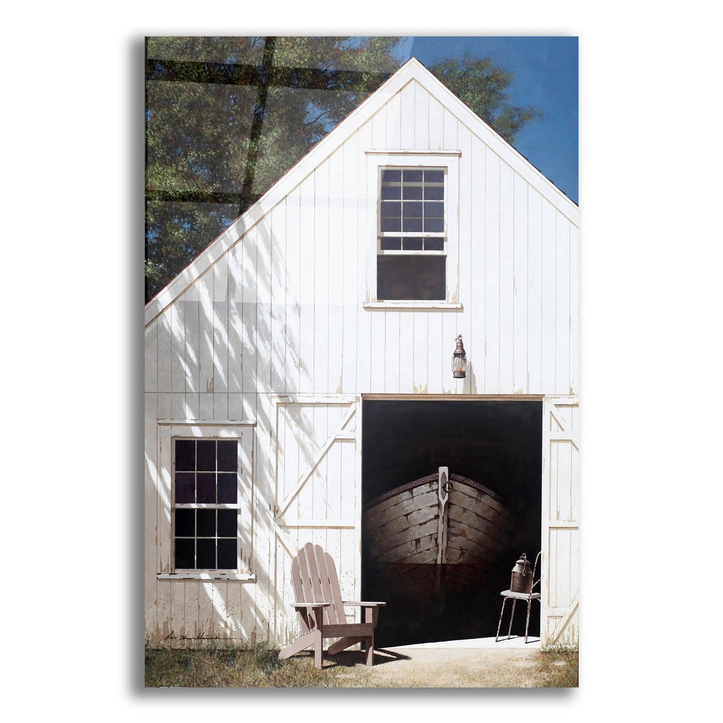 Epic Art 'The Barn' by Zhen-Huan Lu, Acrylic Glass Wall Art