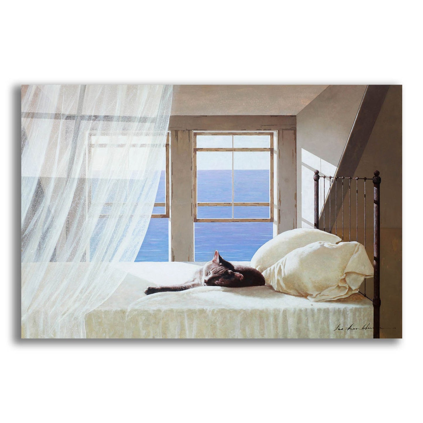 Epic Art 'Nap Time' by Zhen-Huan Lu, Acrylic Glass Wall Art