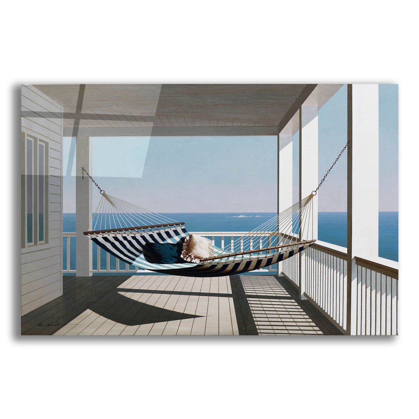 Epic Art 'Hammock & Pillows' by Zhen-Huan Lu, Acrylic Glass Wall Art