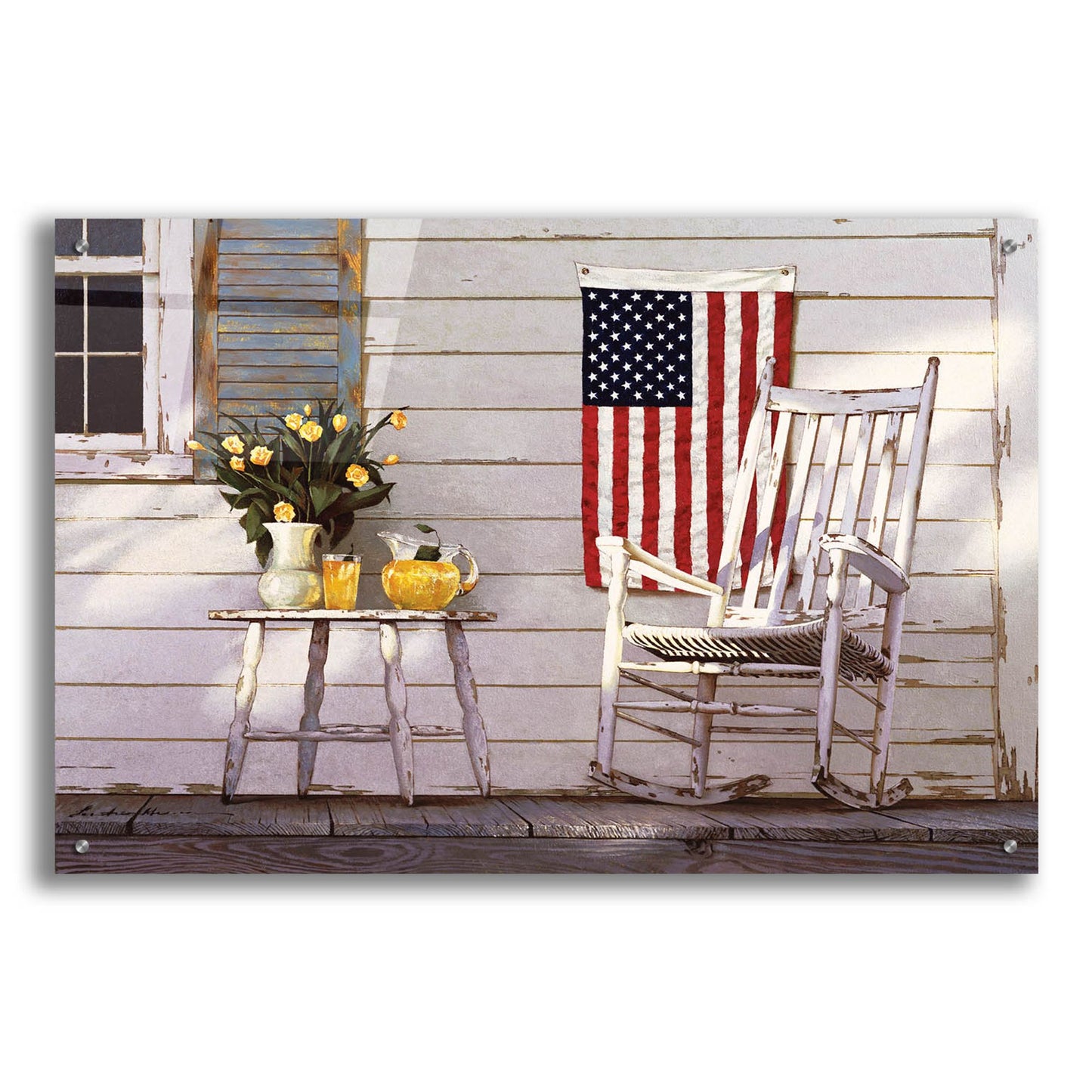 Epic Art 'Fourth Of July' by Zhen-Huan Lu, Acrylic Glass Wall Art