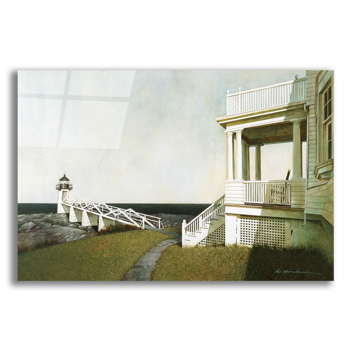 Epic Art 'Marshall Point Lighthouse' by Zhen-Huan Lu, Acrylic Glass Wall Art