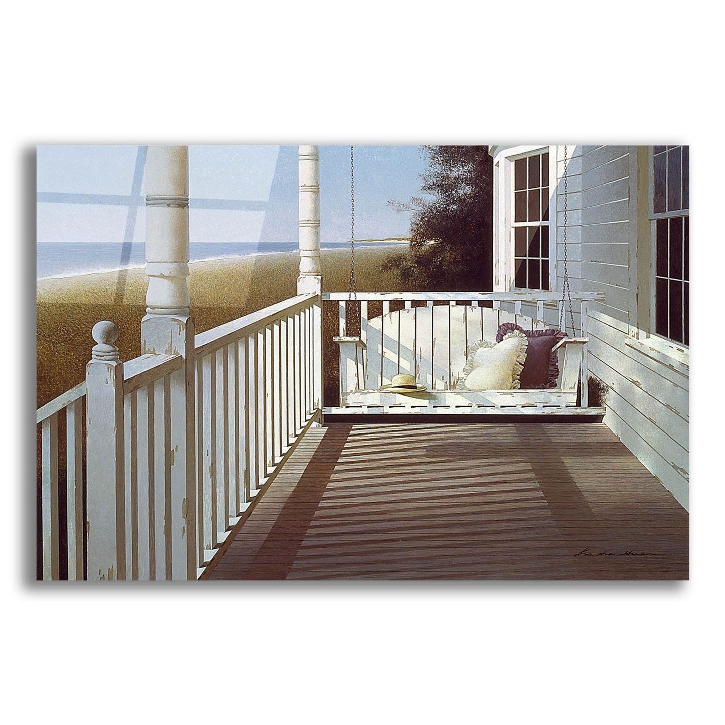 Epic Art 'Porch Swing 3' by Zhen-Huan Lu, Acrylic Glass Wall Art