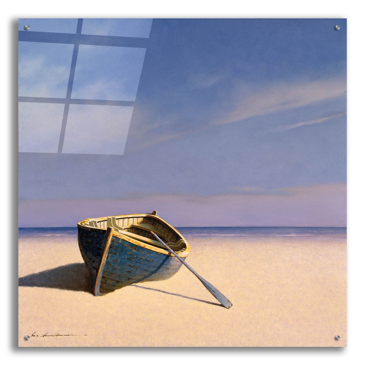 Epic Art 'Beached Boat 2' by Zhen-Huan Lu, Acrylic Glass Wall Art