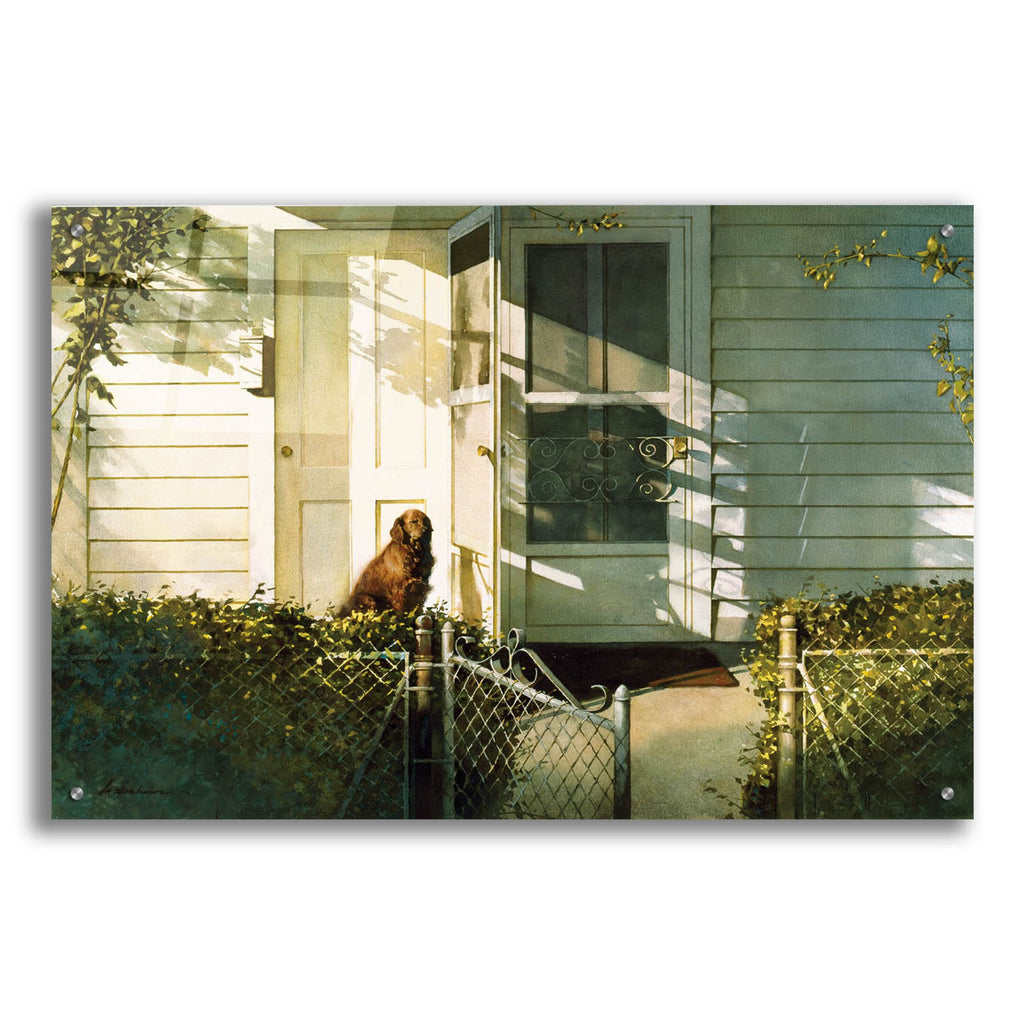 Epic Art 'Patiently Waiting' by Zhen-Huan Lu, Acrylic Glass Wall Art