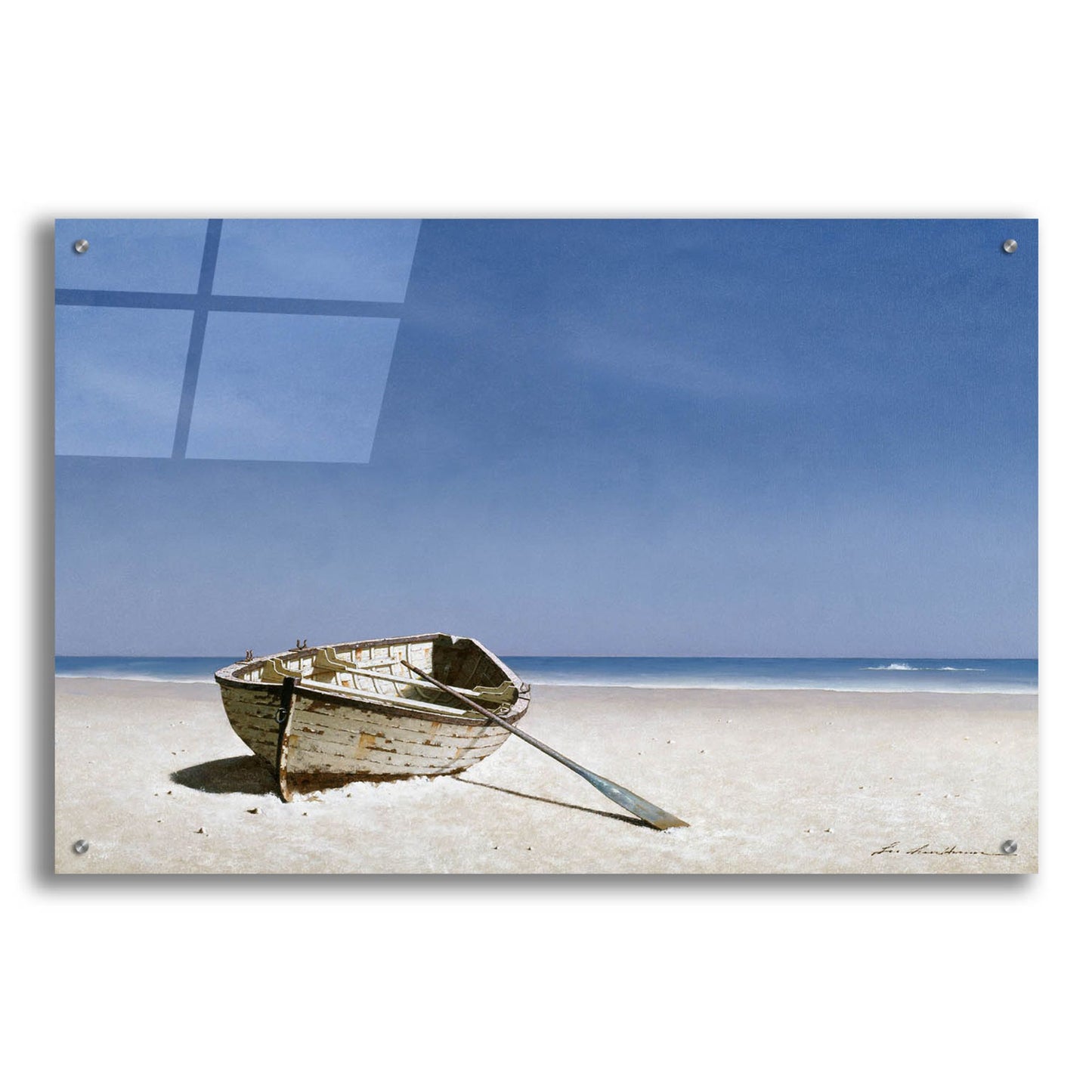 Epic Art 'Beached Boat 4' by Zhen-Huan Lu, Acrylic Glass Wall Art