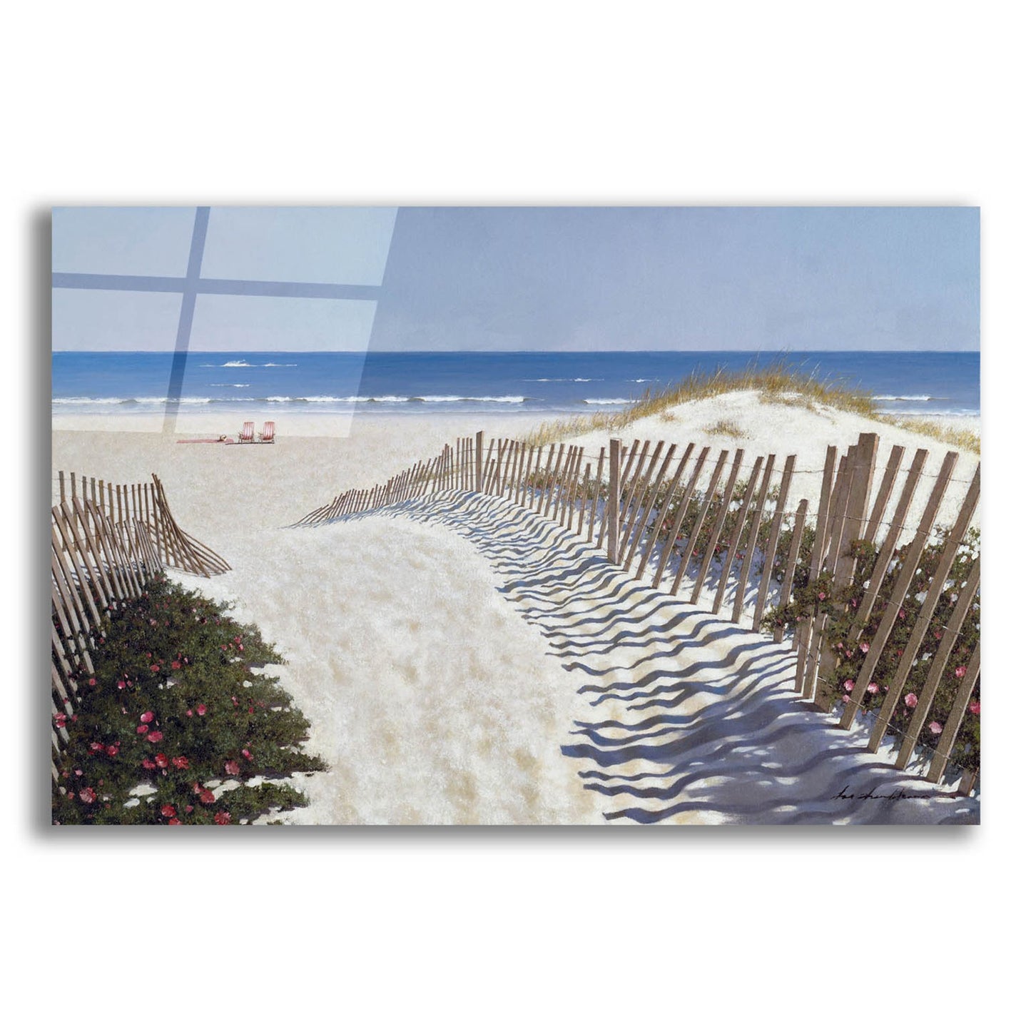 Epic Art 'Walk To The Beach' by Zhen-Huan Lu, Acrylic Glass Wall Art