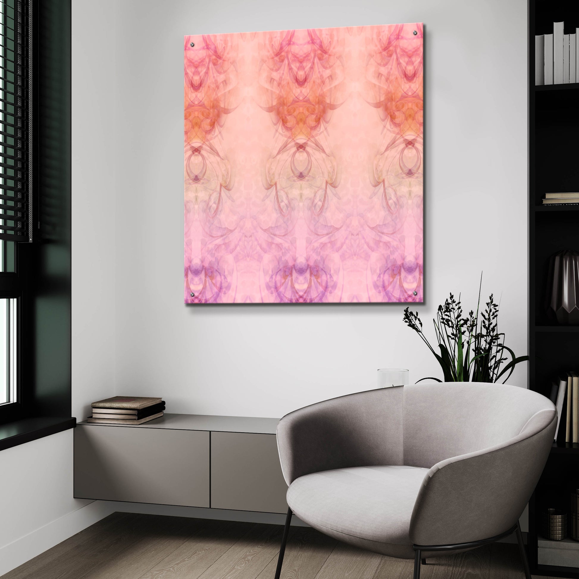 Epic Art 'Swirly Fractal' by Sabrina Balbuena, Acrylic Glass Wall Art,36x36