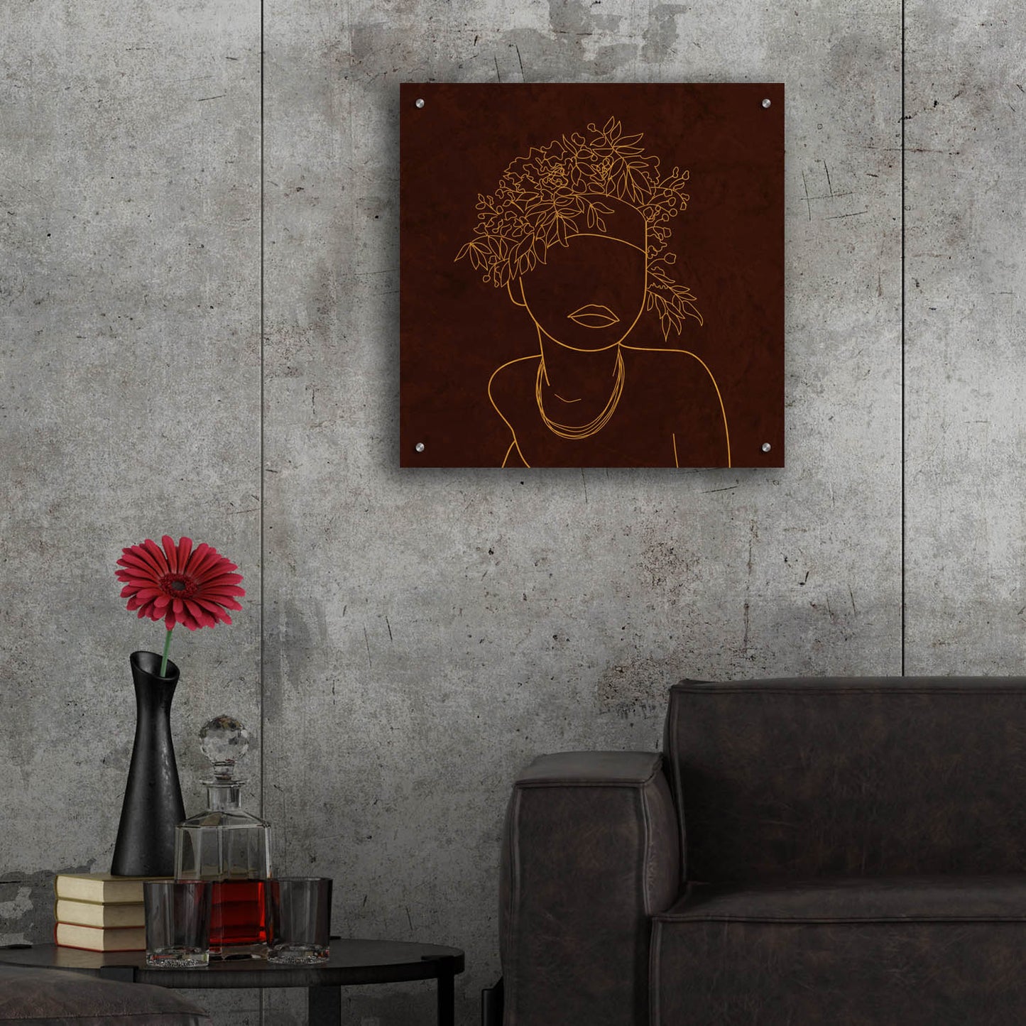 Epic Art 'Africa Live Collection-African Boy' by Sabrina Balbuena, Acrylic Glass Wall Art,24x24