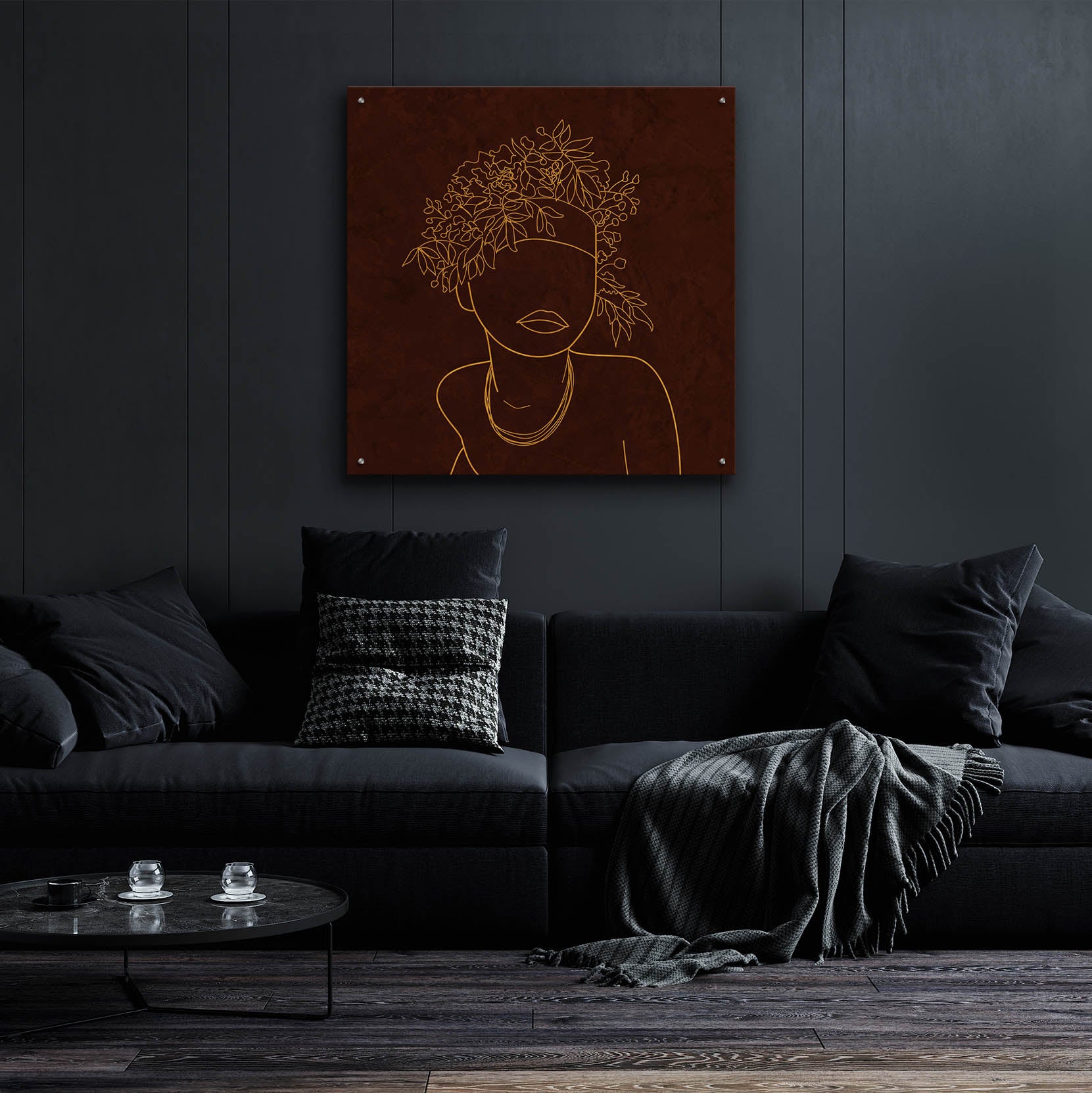 Epic Art 'Africa Live Collection-African Boy' by Sabrina Balbuena, Acrylic Glass Wall Art,36x36