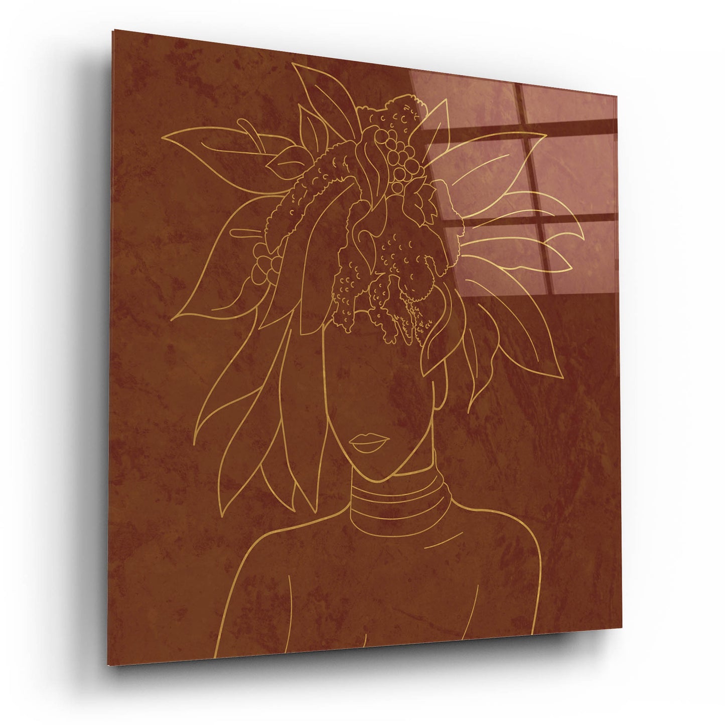 Epic Art 'Africa Live Collection-African Girl' by Sabrina Balbuena, Acrylic Glass Wall Art,12x12