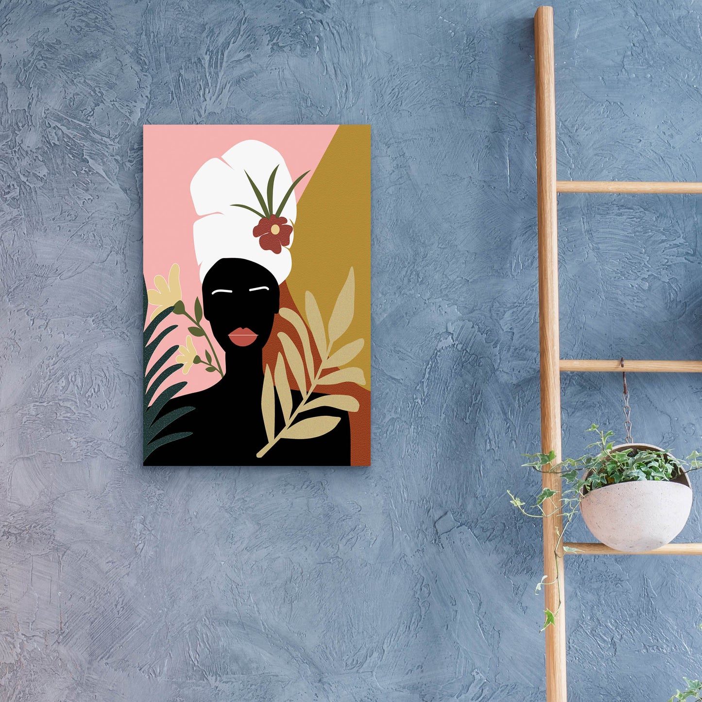 Epic Art 'Black Lives Matter-Tropical Woman' by Sabrina Balbuena, Acrylic Glass Wall Art,16x24