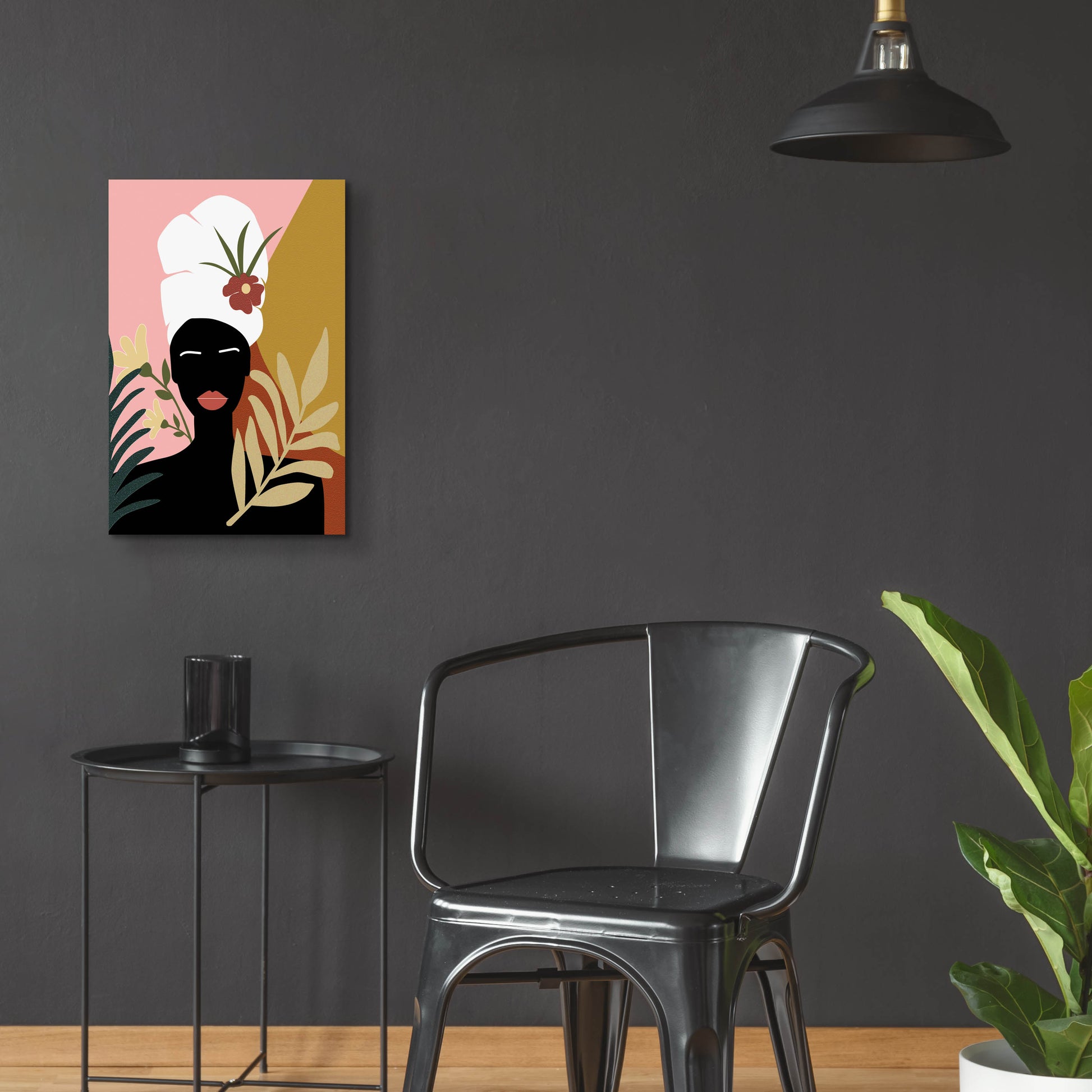 Epic Art 'Black Lives Matter-Tropical Woman' by Sabrina Balbuena, Acrylic Glass Wall Art,16x24