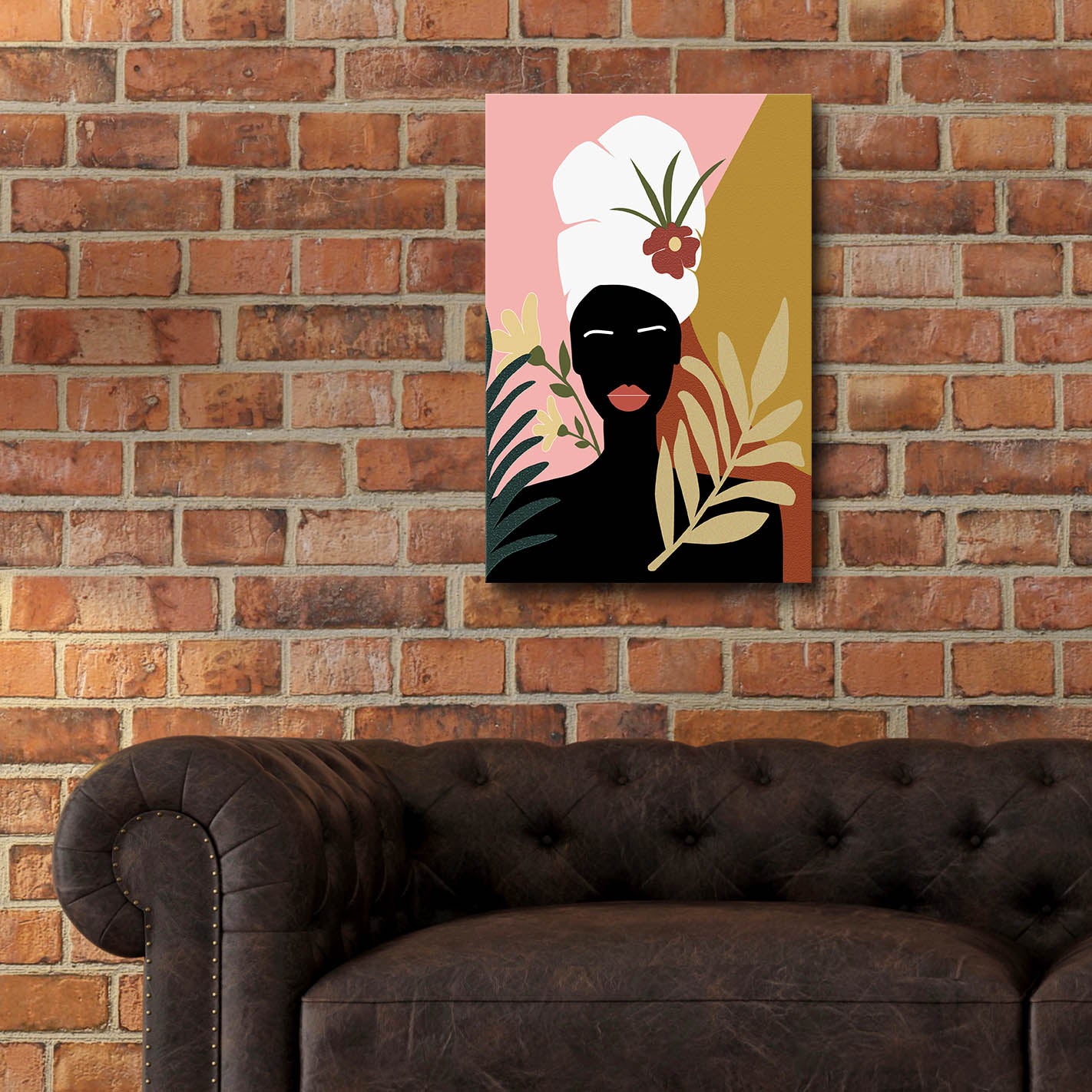 Epic Art 'Black Lives Matter-Tropical Woman' by Sabrina Balbuena, Acrylic Glass Wall Art,16x24