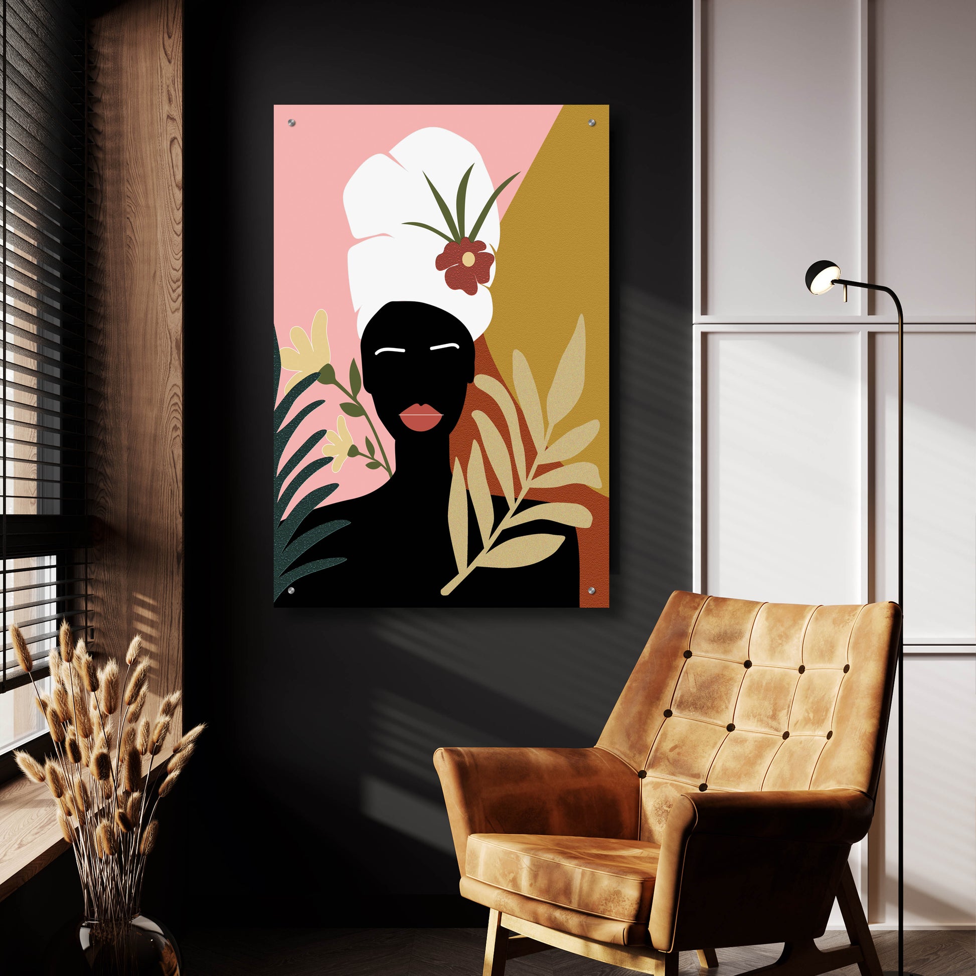 Epic Art 'Black Lives Matter-Tropical Woman' by Sabrina Balbuena, Acrylic Glass Wall Art,24x36