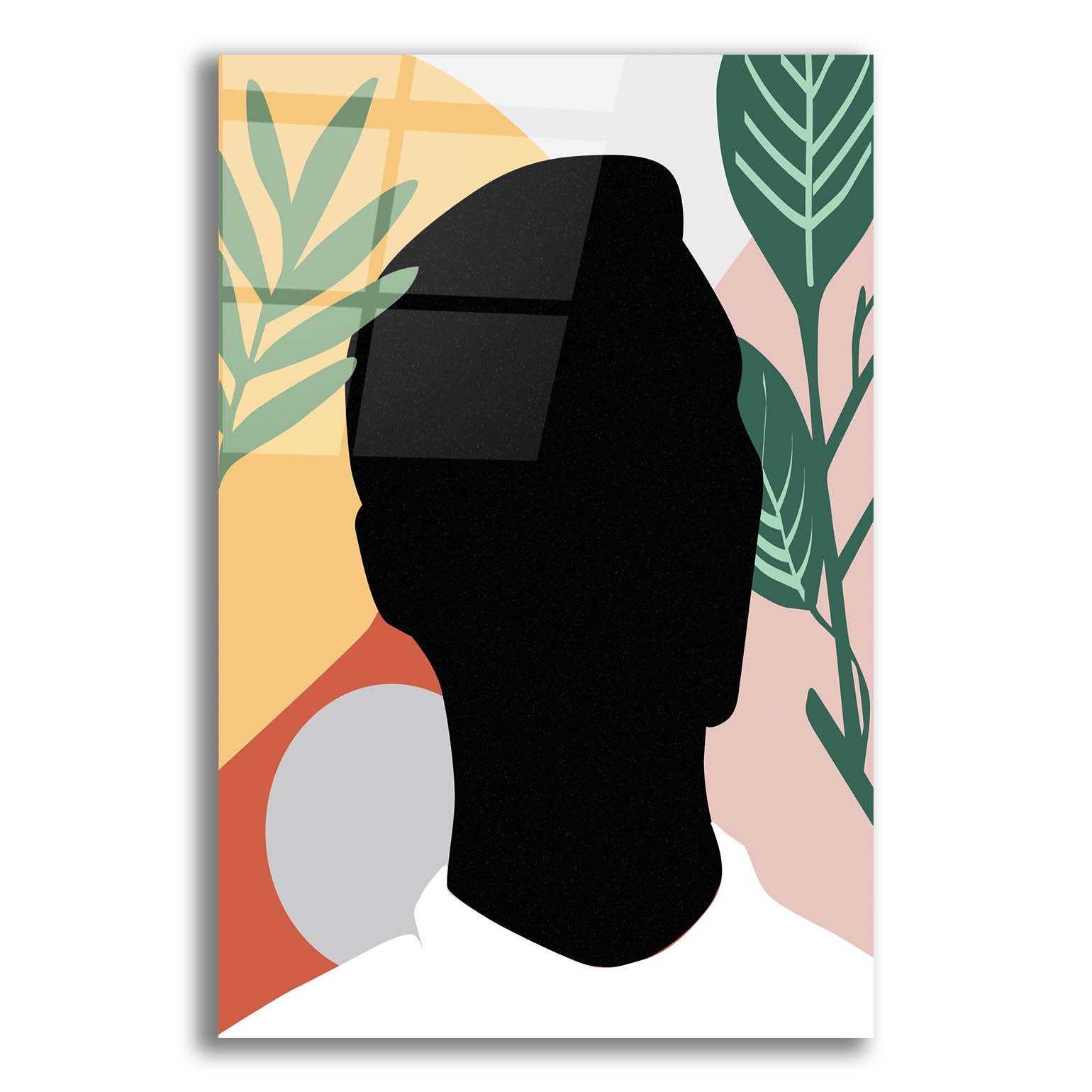 Epic Art 'Black Lives Matter-Tropical Man' by Sabrina Balbuena, Acrylic Glass Wall Art