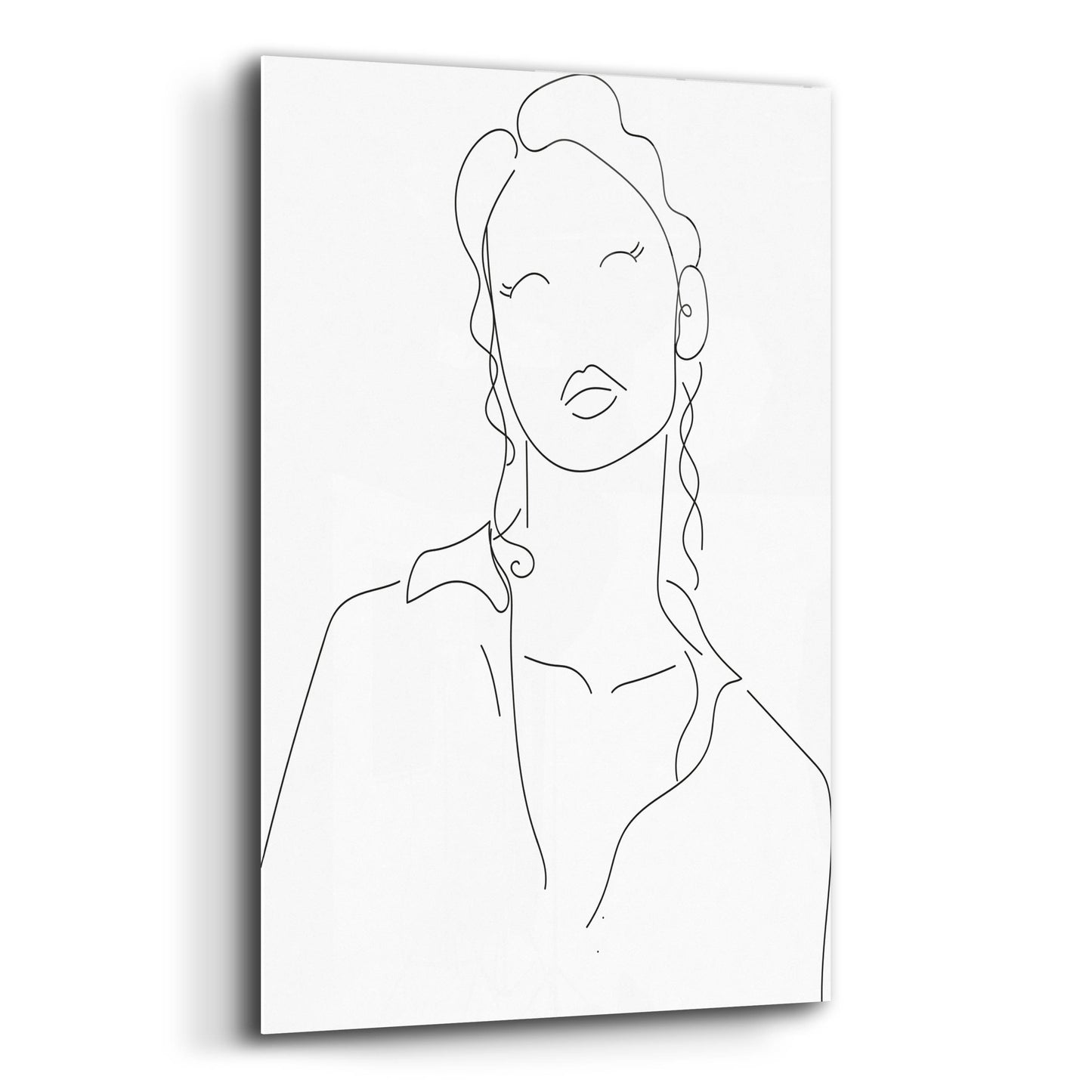 Epic Art 'Fashion Girl' by Sabrina Balbuena, Acrylic Glass Wall Art,12x16