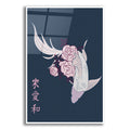Epic Art 'Japanese Art Style Drawing Koi Fish' by Sabrina Balbuena, Acrylic Glass Wall Art