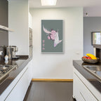 Epic Art 'Japanese Art Style Drawing Koi Fish 2' by Sabrina Balbuena, Acrylic Glass Wall Art,24x36