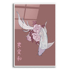 Epic Art 'Japanese Art Style Drawing Koi Fish 3' by Sabrina Balbuena, Acrylic Glass Wall Art