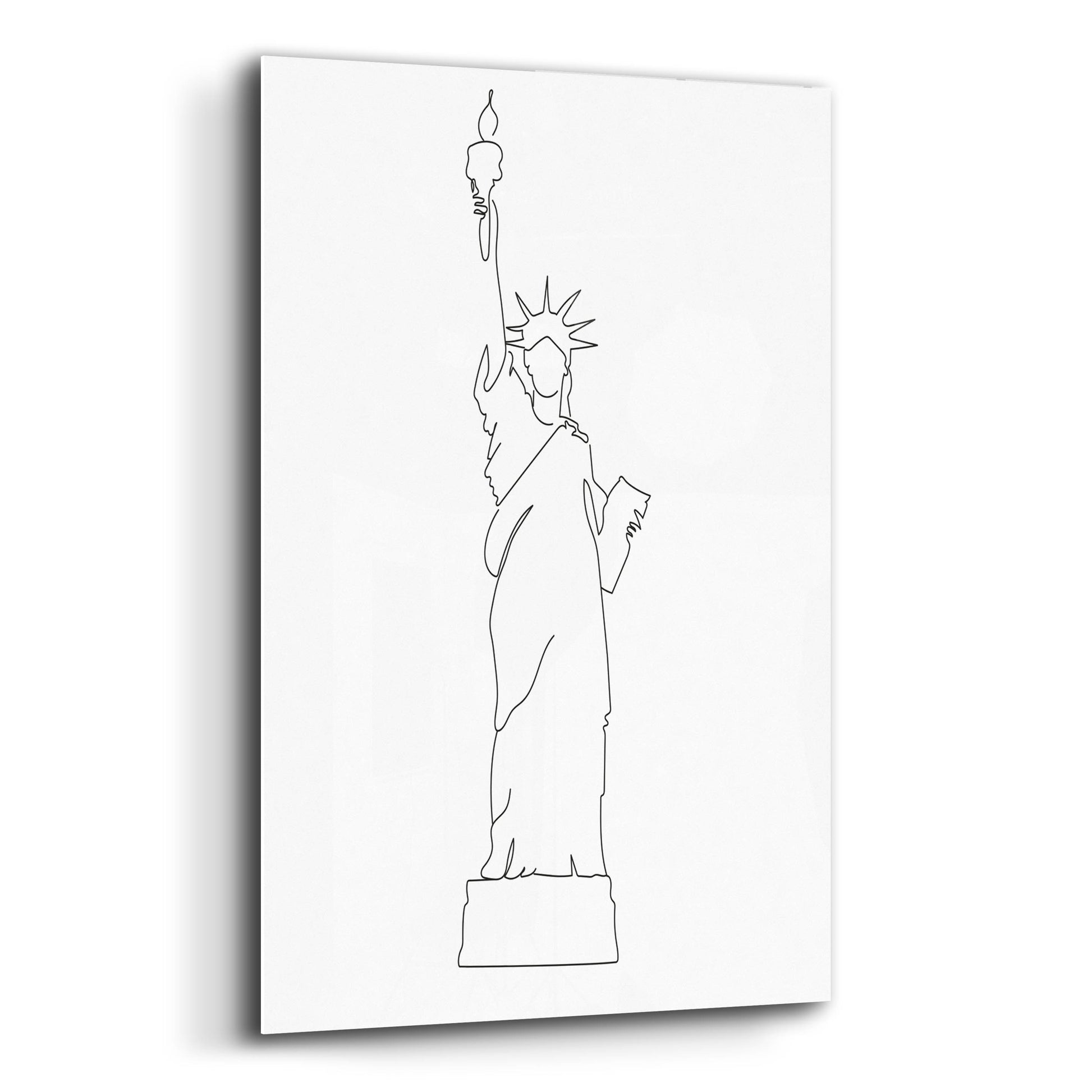 Epic Art 'Liberty' by Sabrina Balbuena, Acrylic Glass Wall Art,12x16