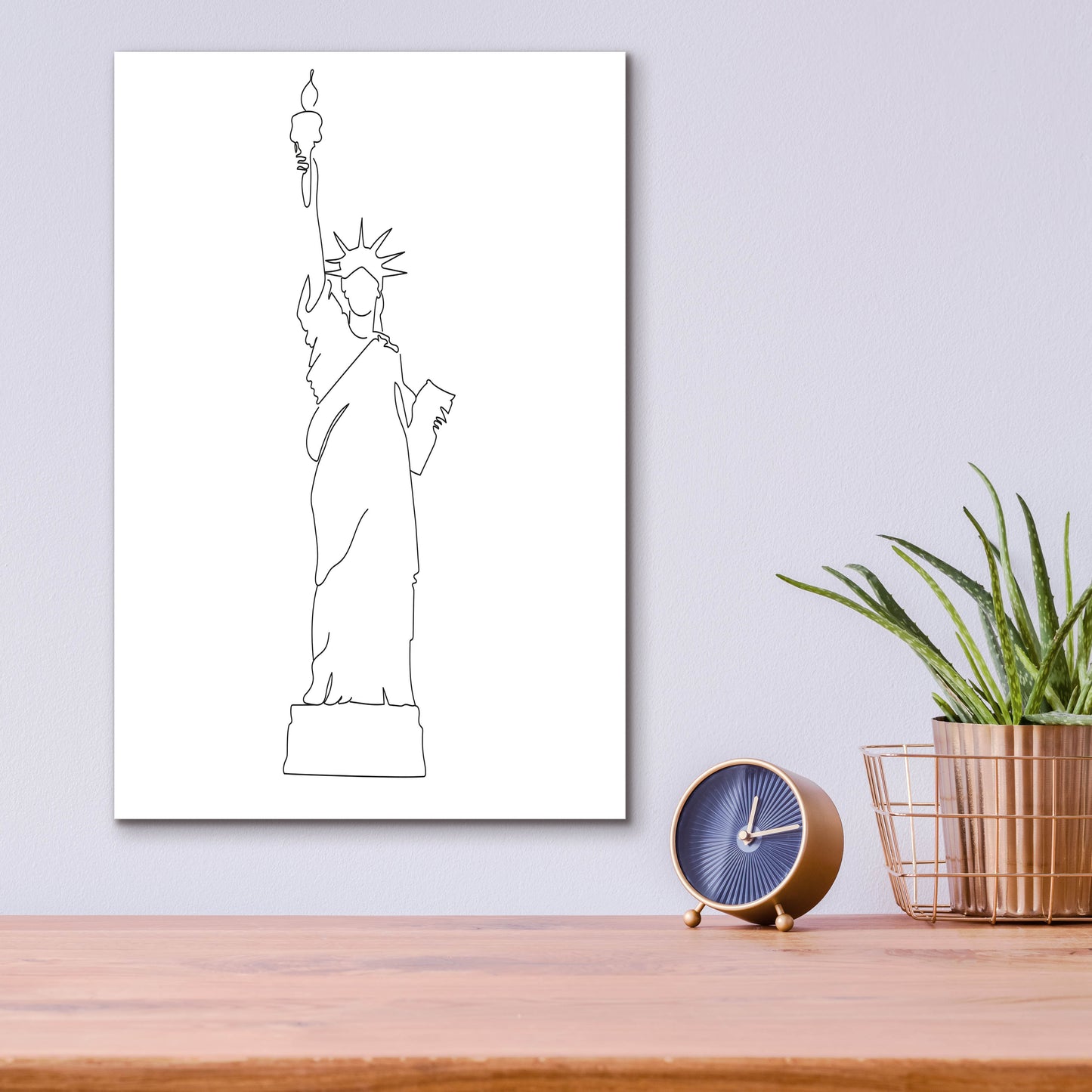 Epic Art 'Liberty' by Sabrina Balbuena, Acrylic Glass Wall Art,12x16