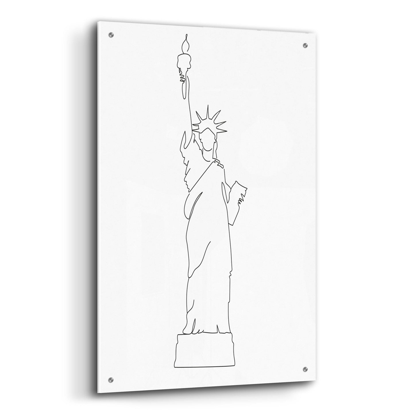 Epic Art 'Liberty' by Sabrina Balbuena, Acrylic Glass Wall Art,24x36