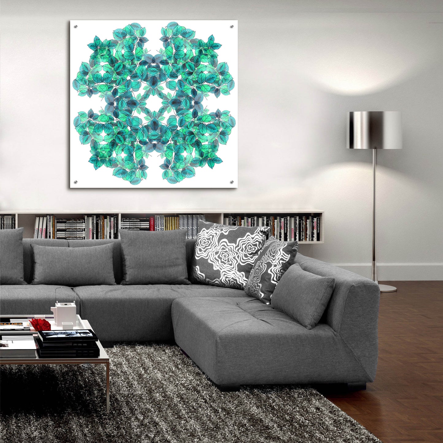 Epic Art 'Nature And Outdoor Green Leaves' by Sabrina Balbuena, Acrylic Glass Wall Art,36x36