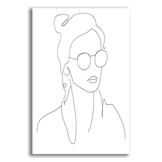 Epic Art 'Sun Glasses Girl' by Sabrina Balbuena, Acrylic Glass Wall Art