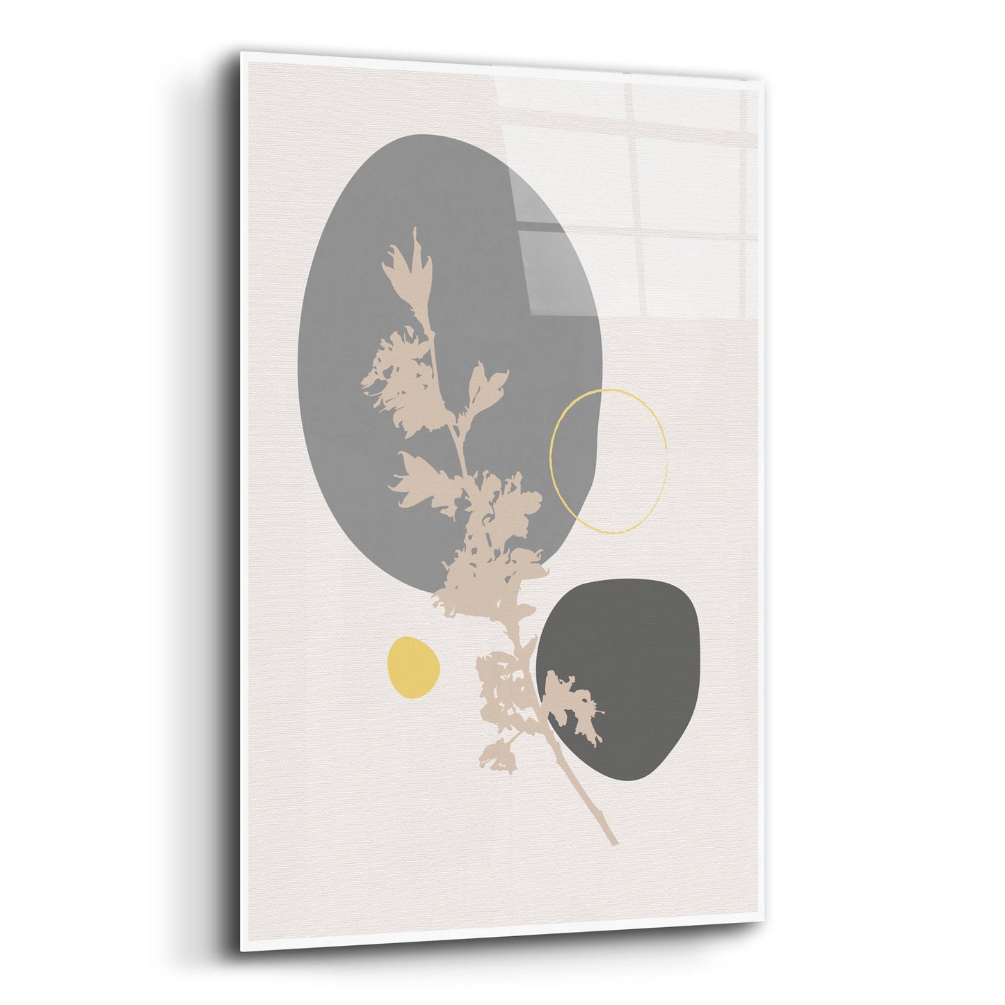 Epic Art 'Abstract Minimal Flourish Branch' by Sabrina Balbuena, Acrylic Glass Wall Art,12x16