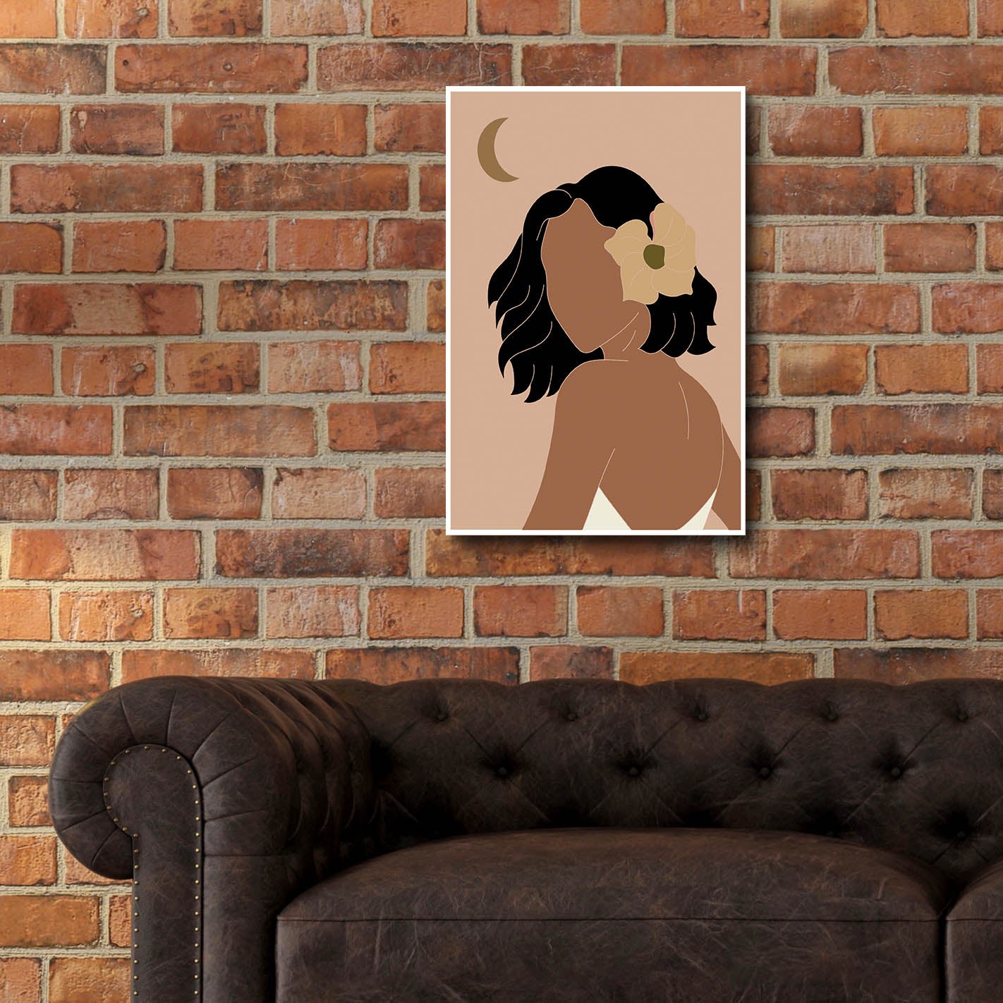 Epic Art 'Hawaiian Simple Woman Portrait' by Sabrina Balbuena, Acrylic Glass Wall Art,16x24