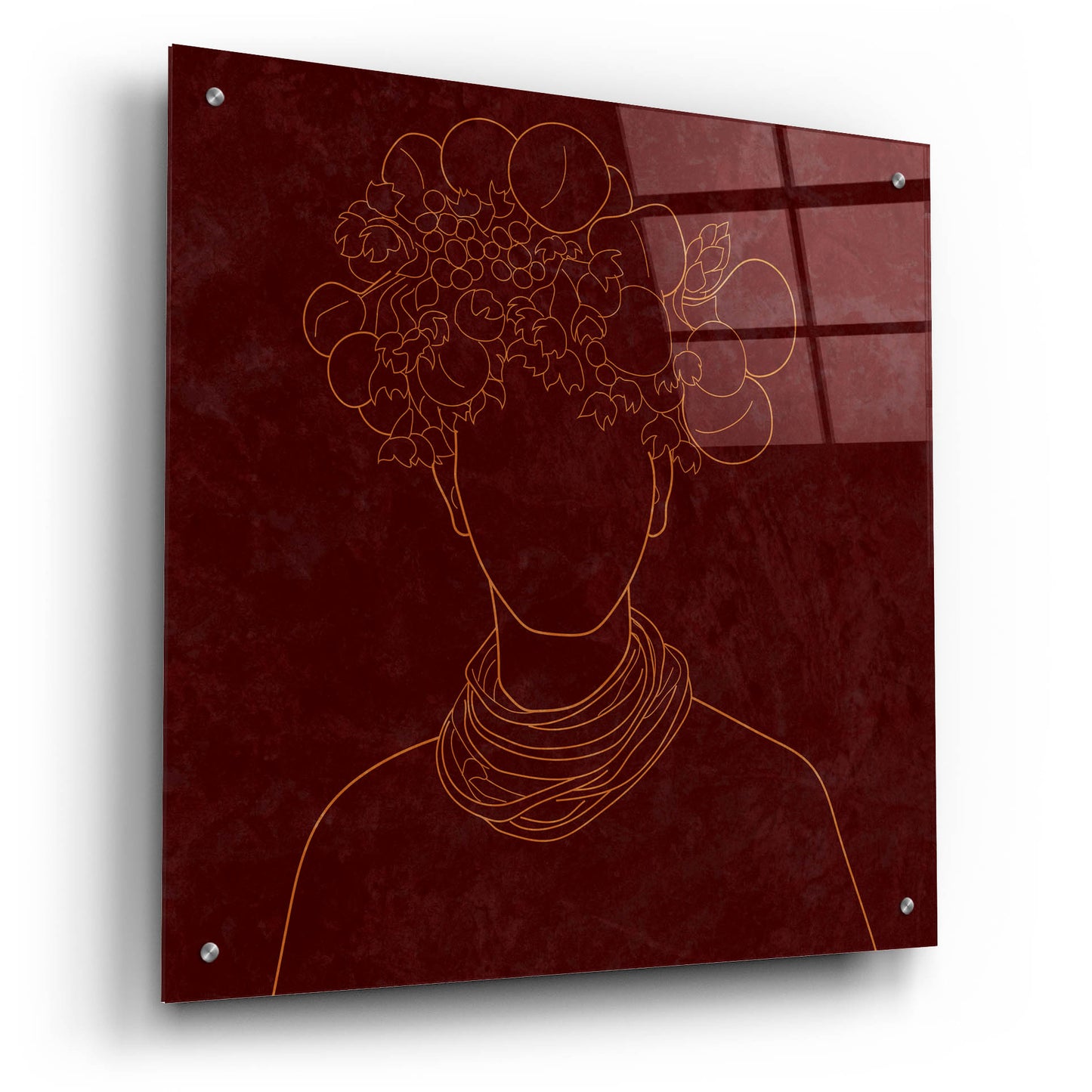 Epic Art 'Africa Live Collection-African Man' by Sabrina Balbuena, Acrylic Glass Wall Art,24x24