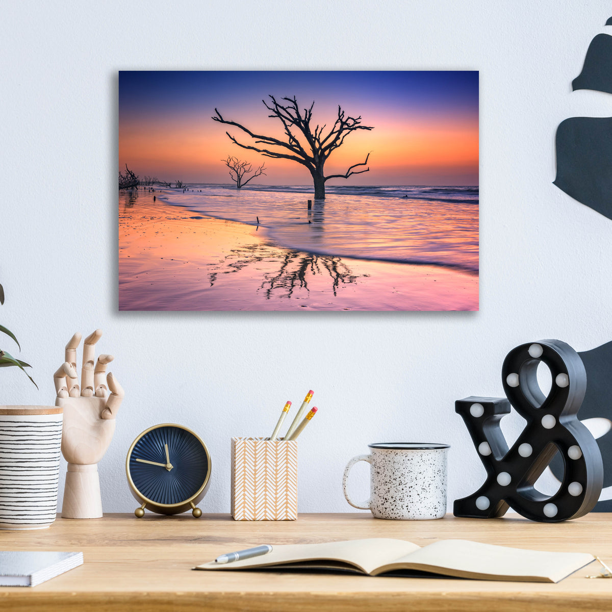 Epic Art 'Reflections Erased' by Rick Berk, Acrylic Glass Wall Art,16x12