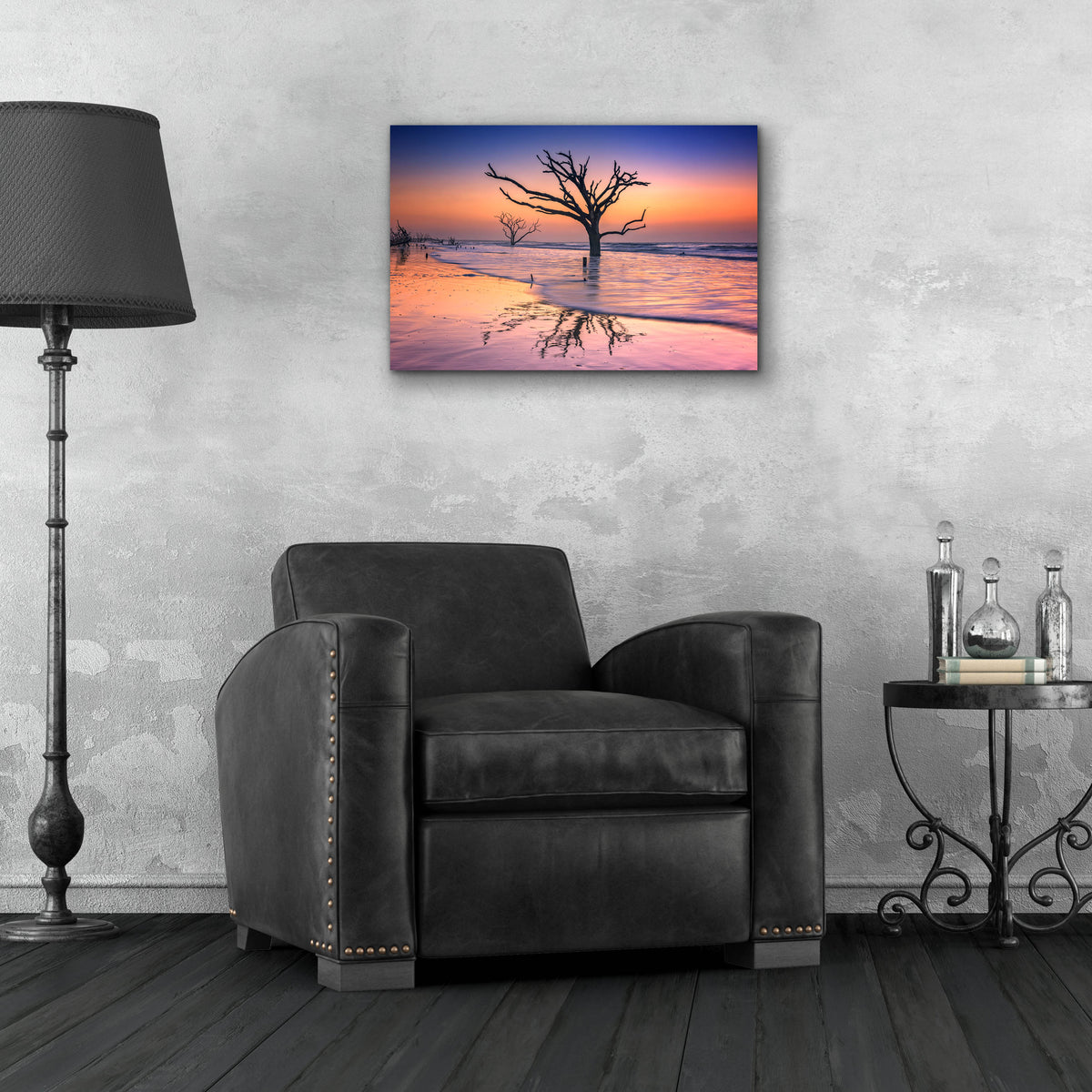 Epic Art 'Reflections Erased' by Rick Berk, Acrylic Glass Wall Art,24x16