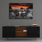 Epic Art 'Indian Beach Sunset' by Rick Berk, Acrylic Glass Wall Art,36x24