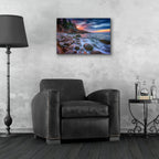 Epic Art 'Sunrise in Monument Cove' by Rick Berk, Acrylic Glass Wall Art,24x16
