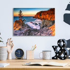 Epic Art 'Winter Dawn at Quoddy Head' by Rick Berk, Acrylic Glass Wall Art,16x12